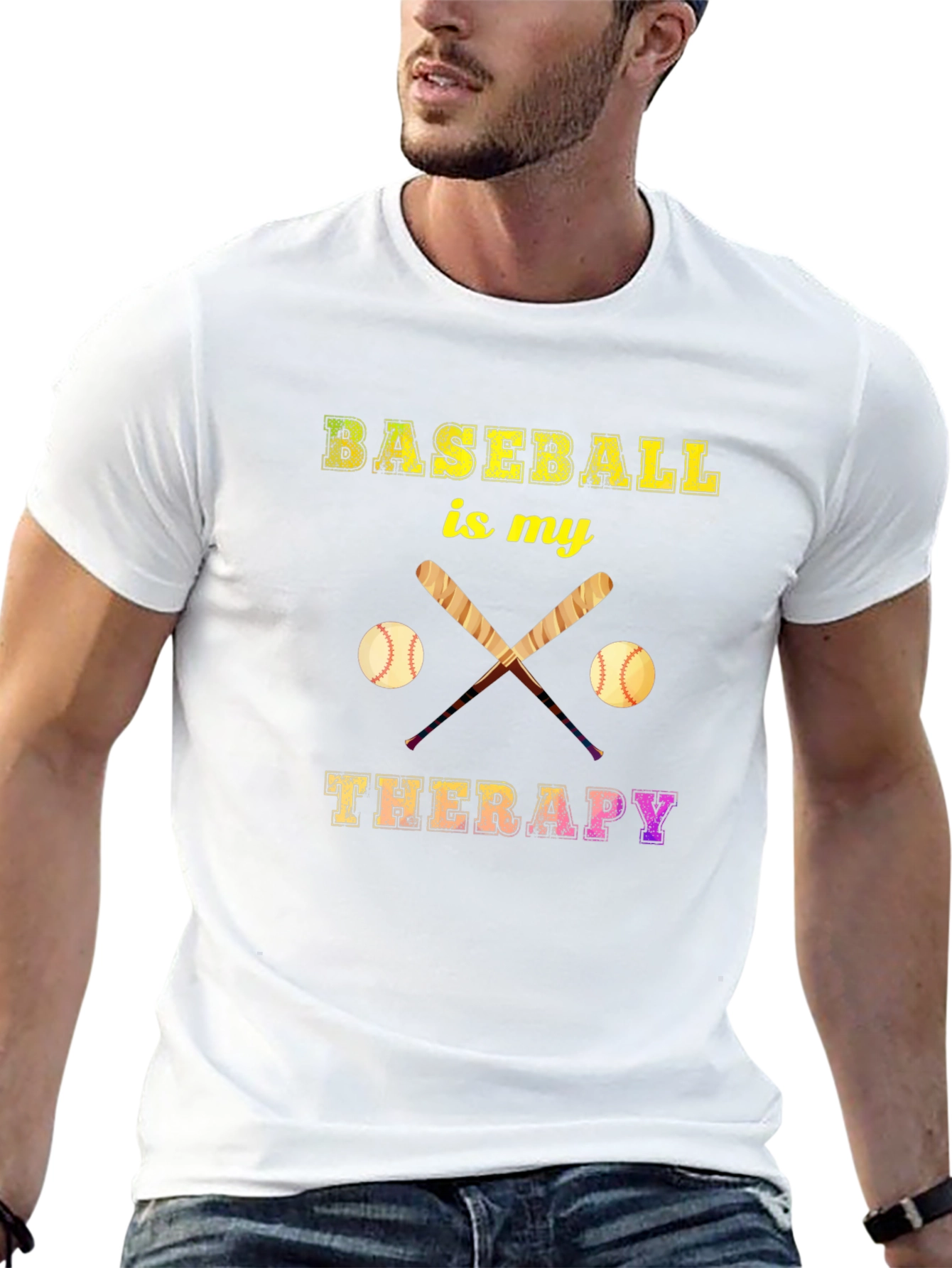 Baseball is My Therapy T-Shirt