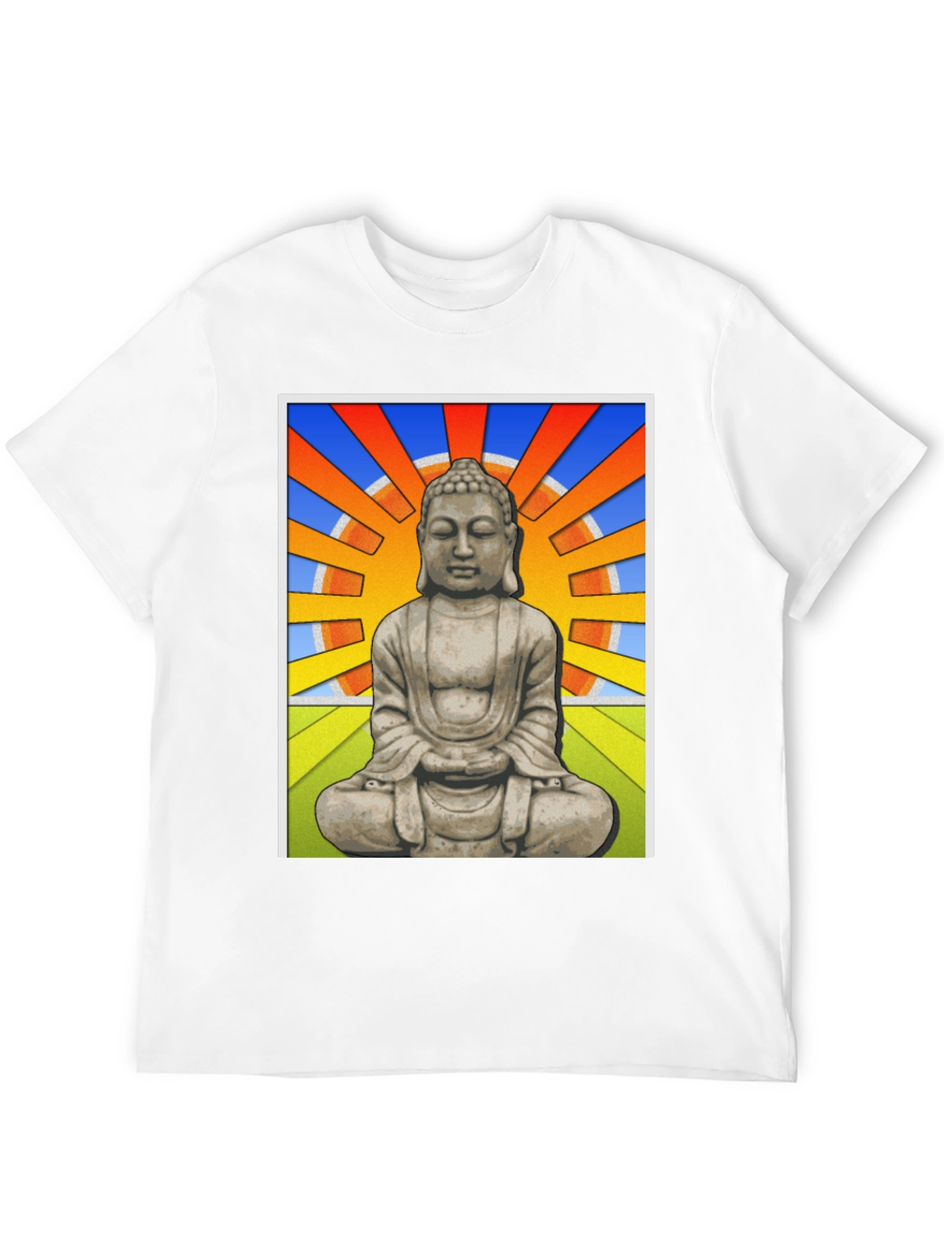 Buddha Graphic T-Shirt - Artistic Zen Design