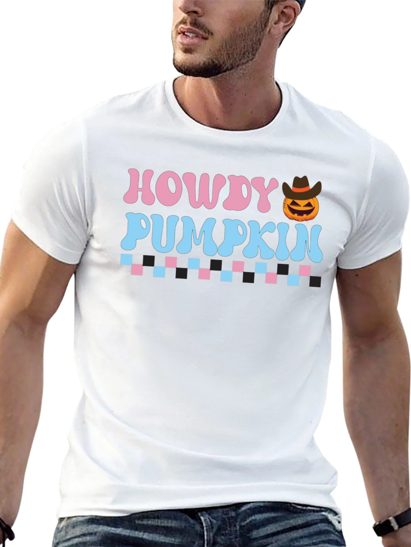 Howdy Pumpkin T-Shirt - Halloween Cowboy