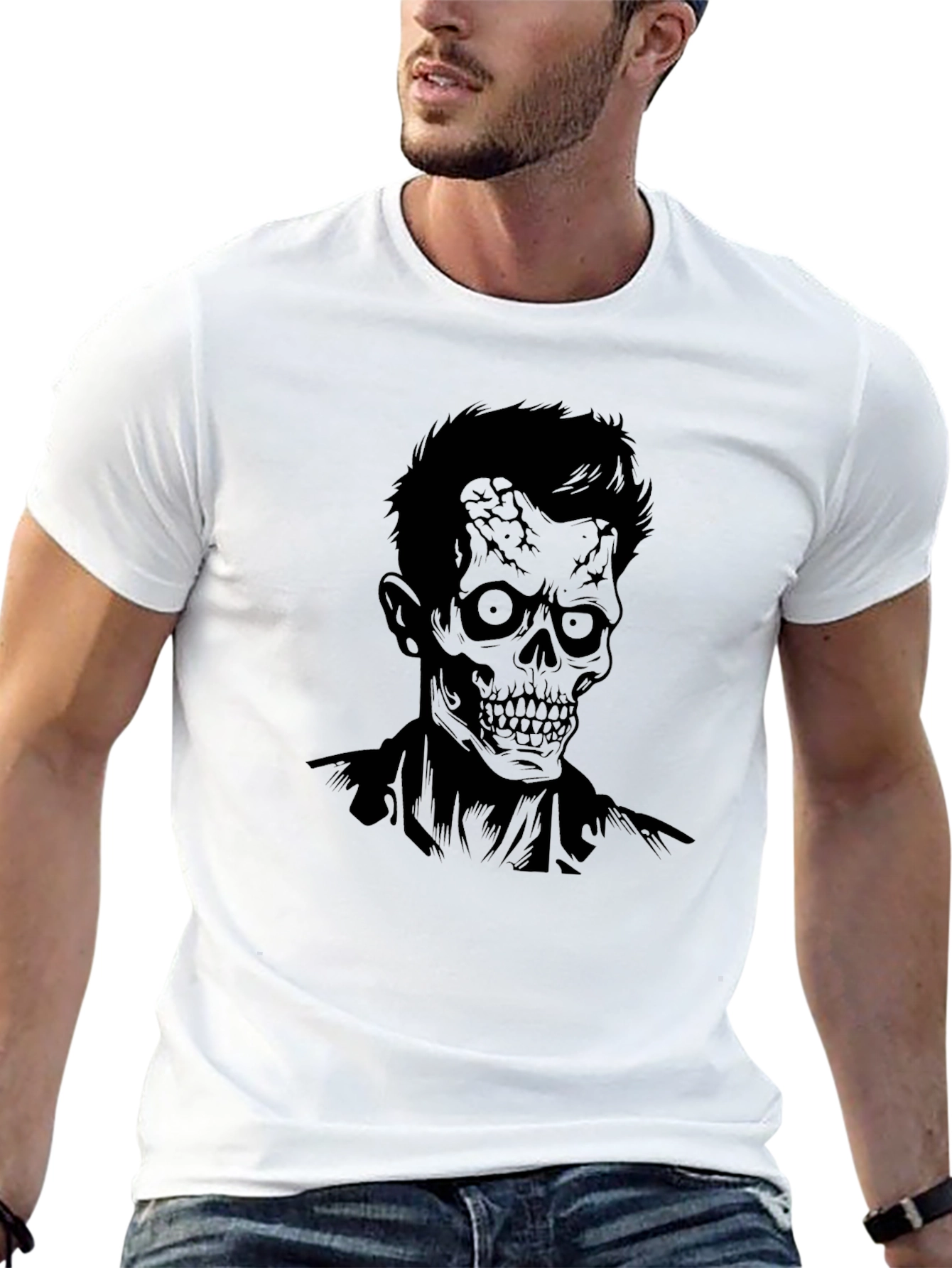 Zombie Graphic Black T-Shirt