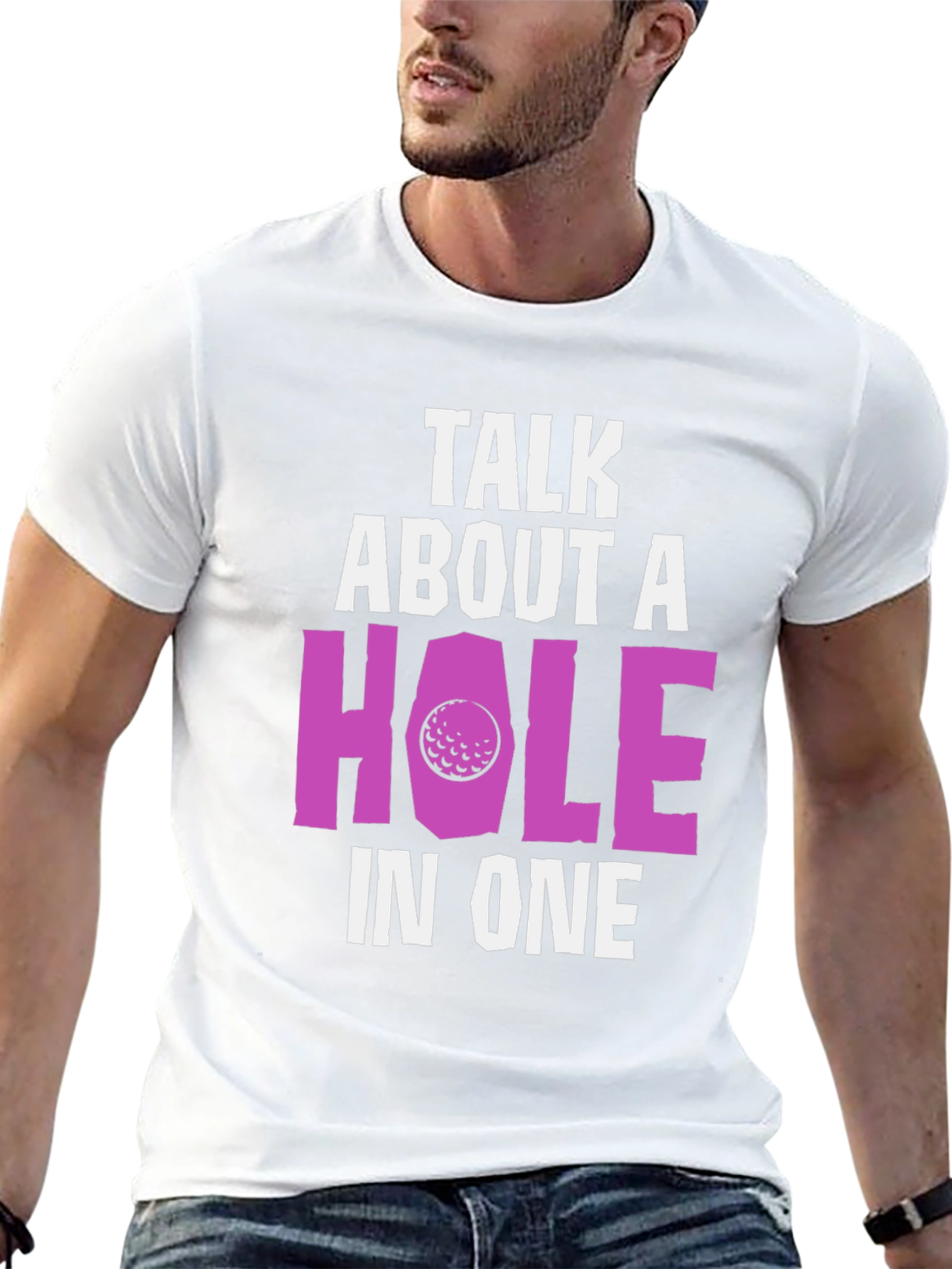 Funny Golf T-Shirt Hole In One Tee