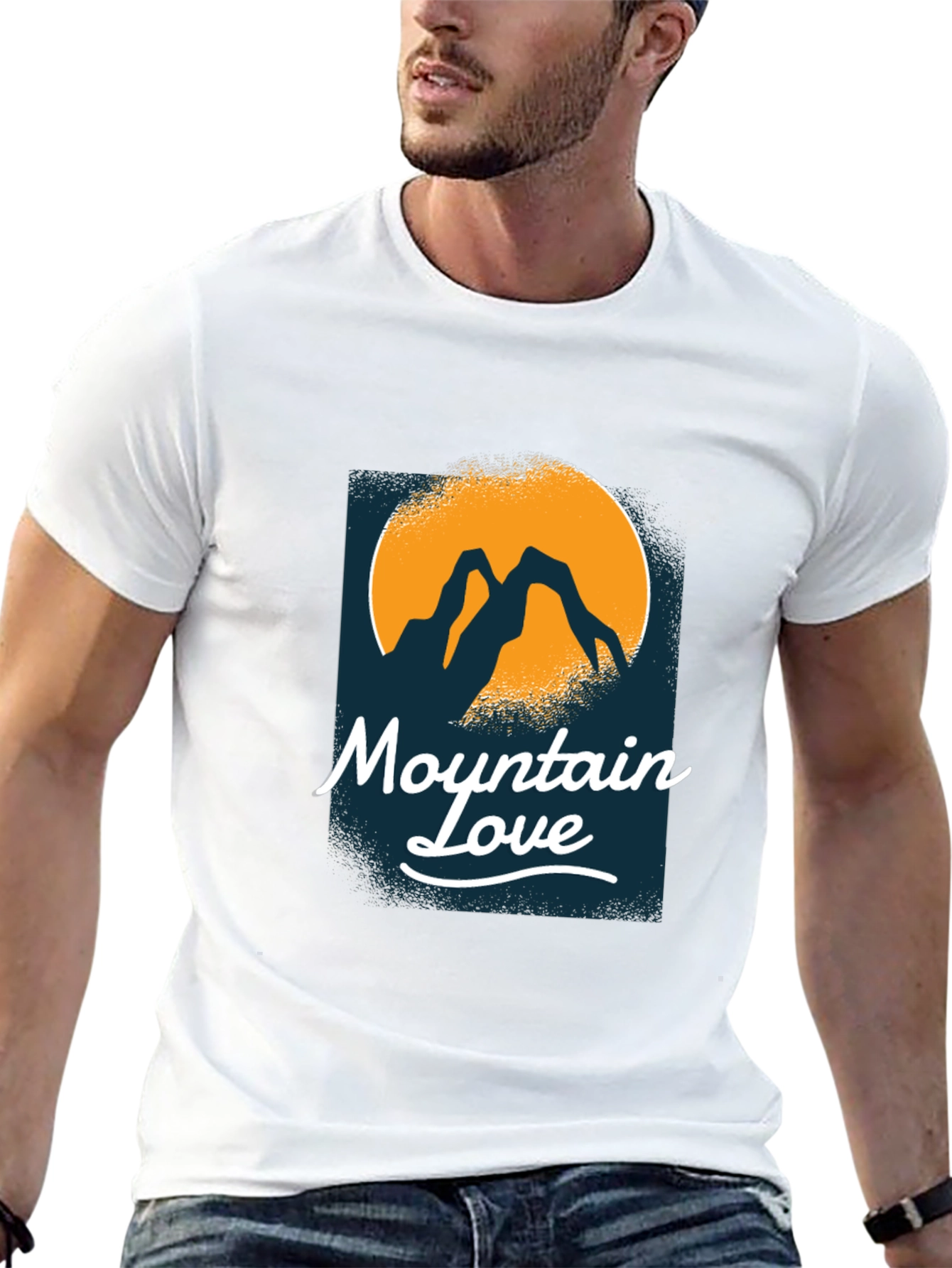 Mountain Love Black T-Shirt