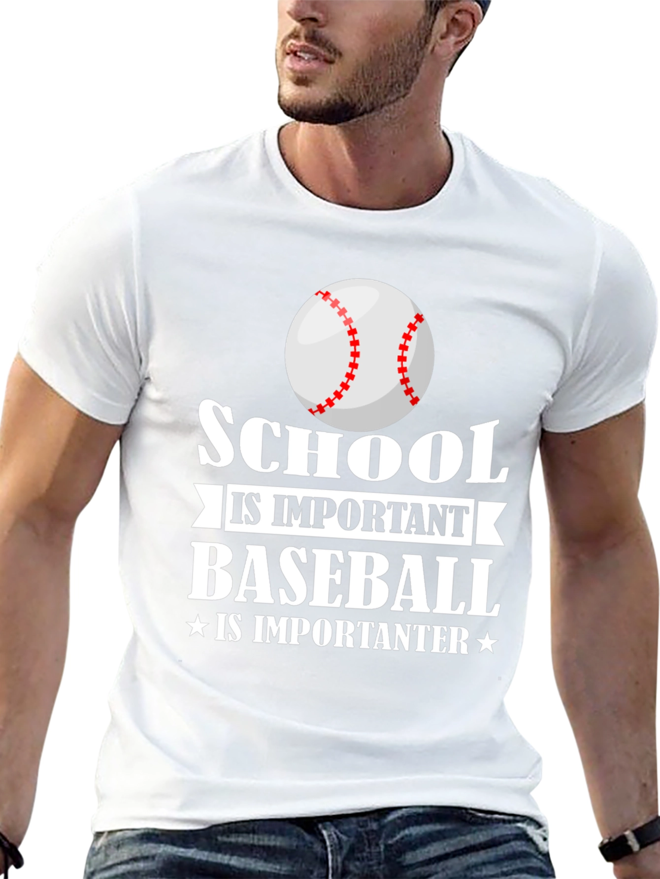 School is Important Baseball is Importanter T-Shirt