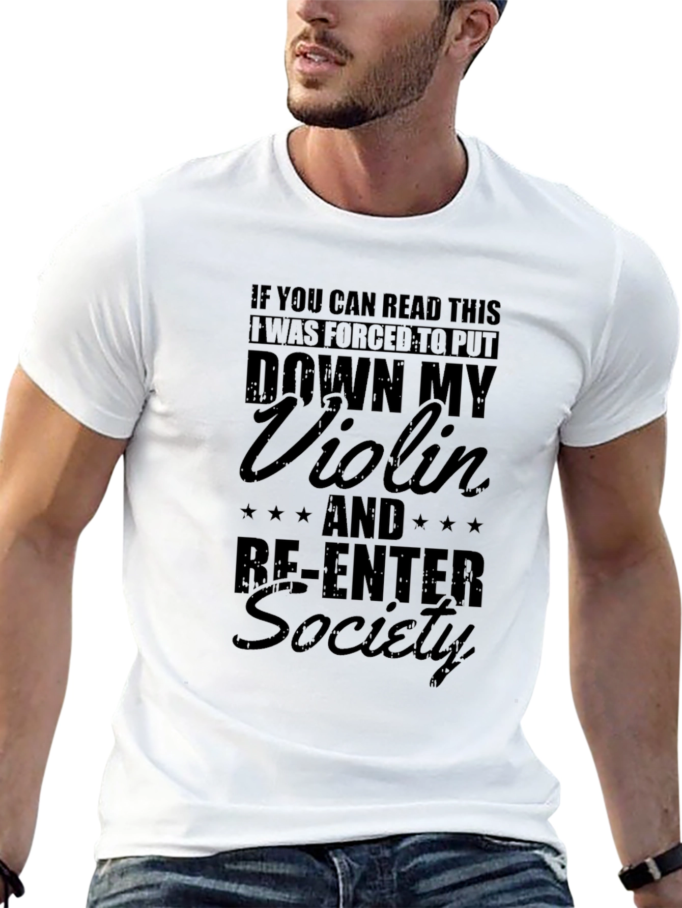 Violin Player Humor T-Shirt