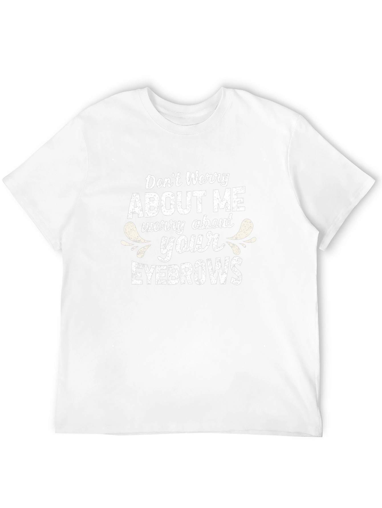 Humorous Eyebrow Graphic Tee