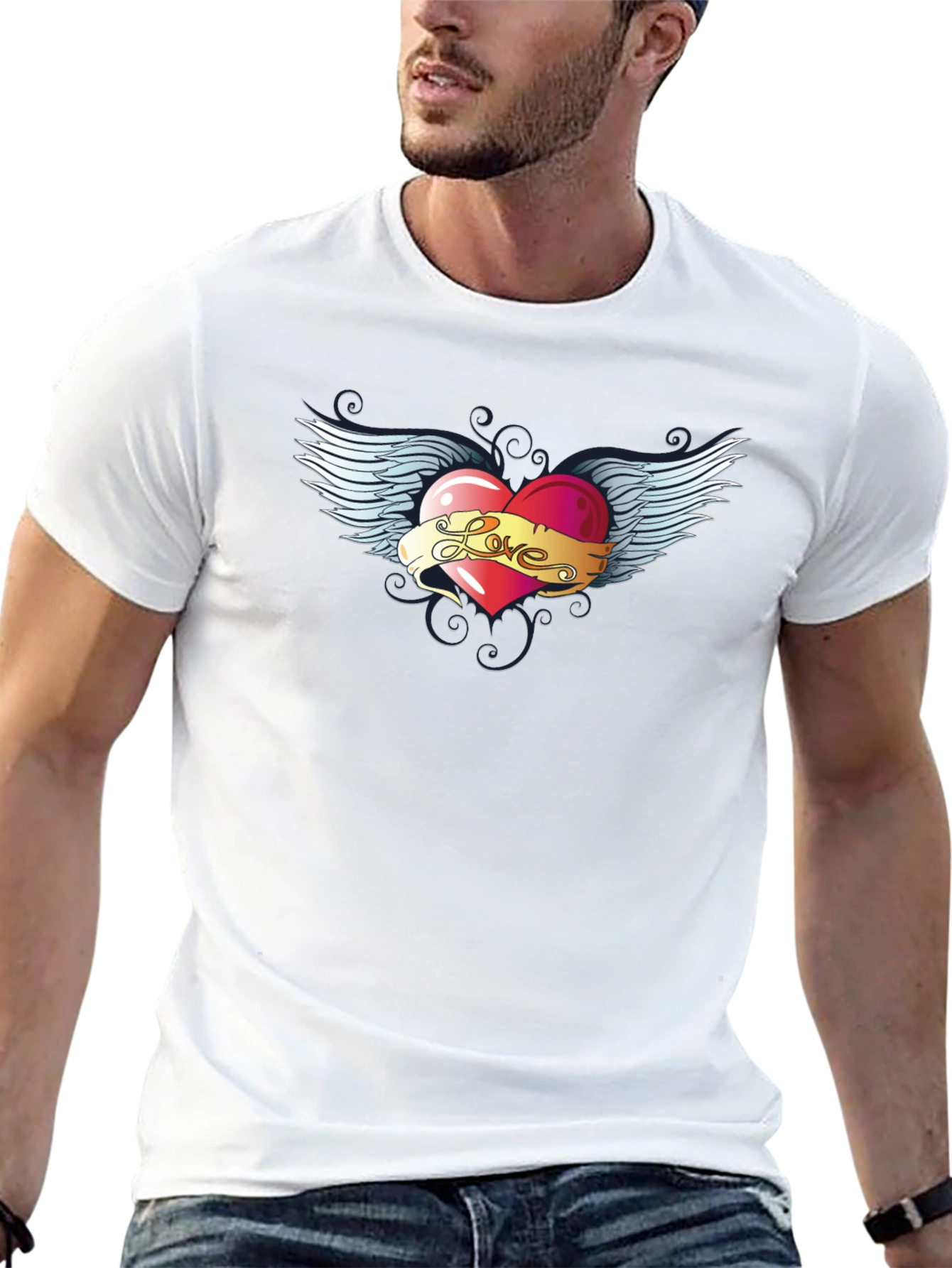 Heart Wings Love T-Shirt