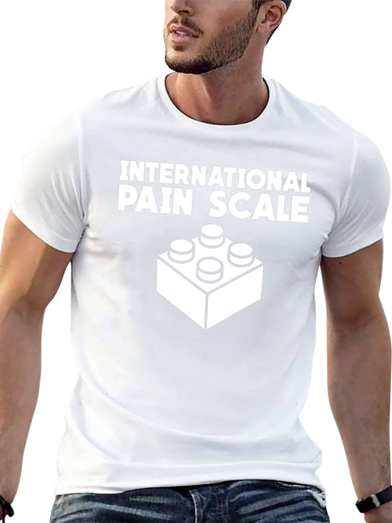International Pain Scale T-Shirt - LEGO Brick Design