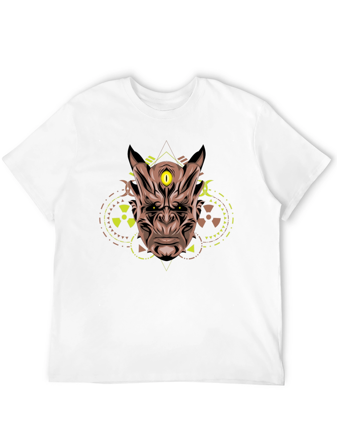 Third Eye Oni Mask Graphic Tee - Black