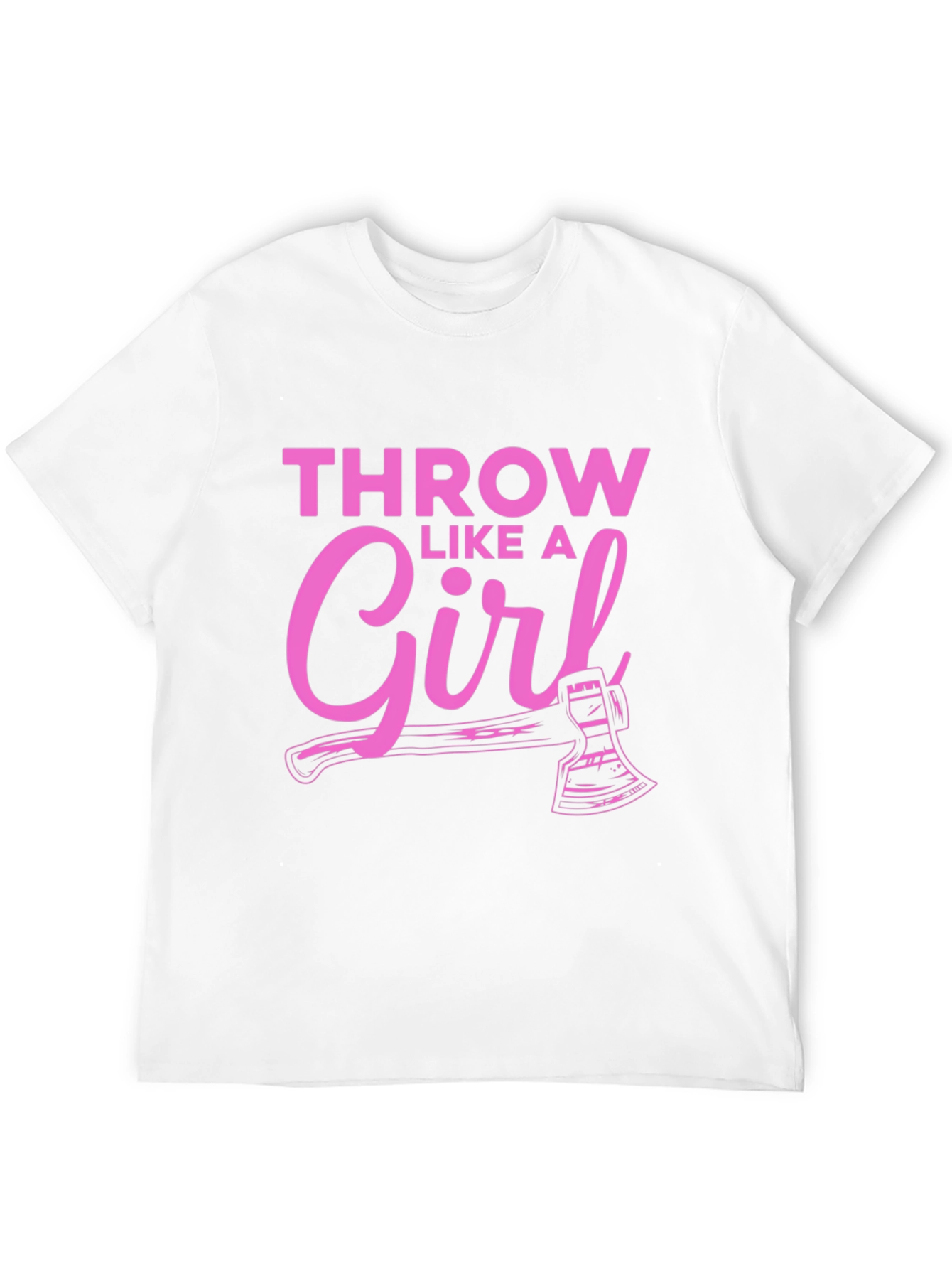 Throw Like a Girl Axe T-Shirt