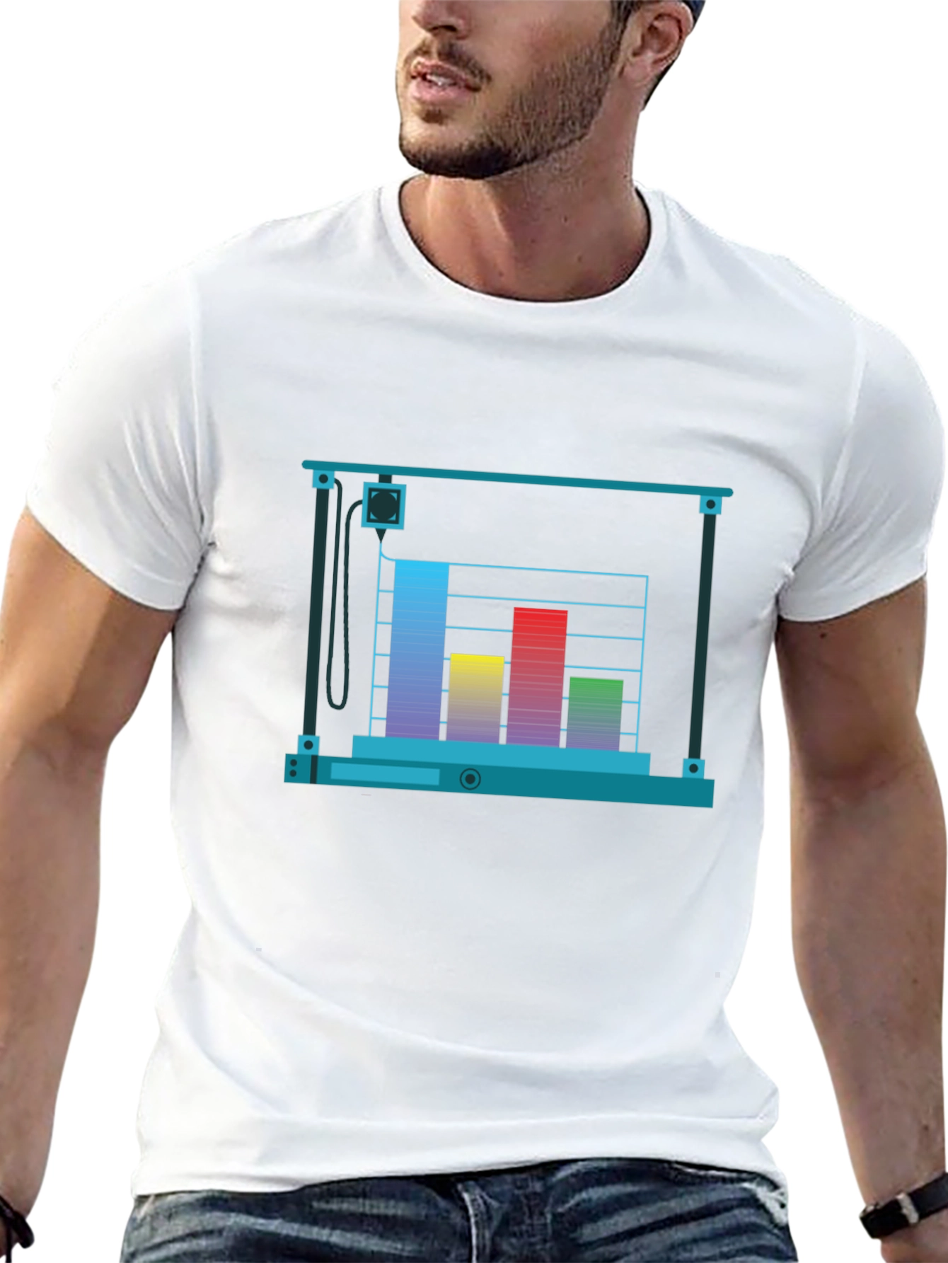 Data Chart Graphic T-Shirt