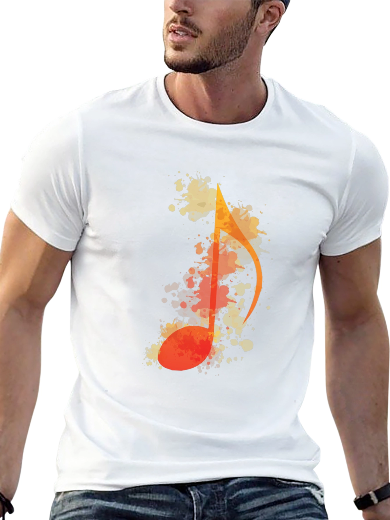 Musical Note Graphic T-Shirt