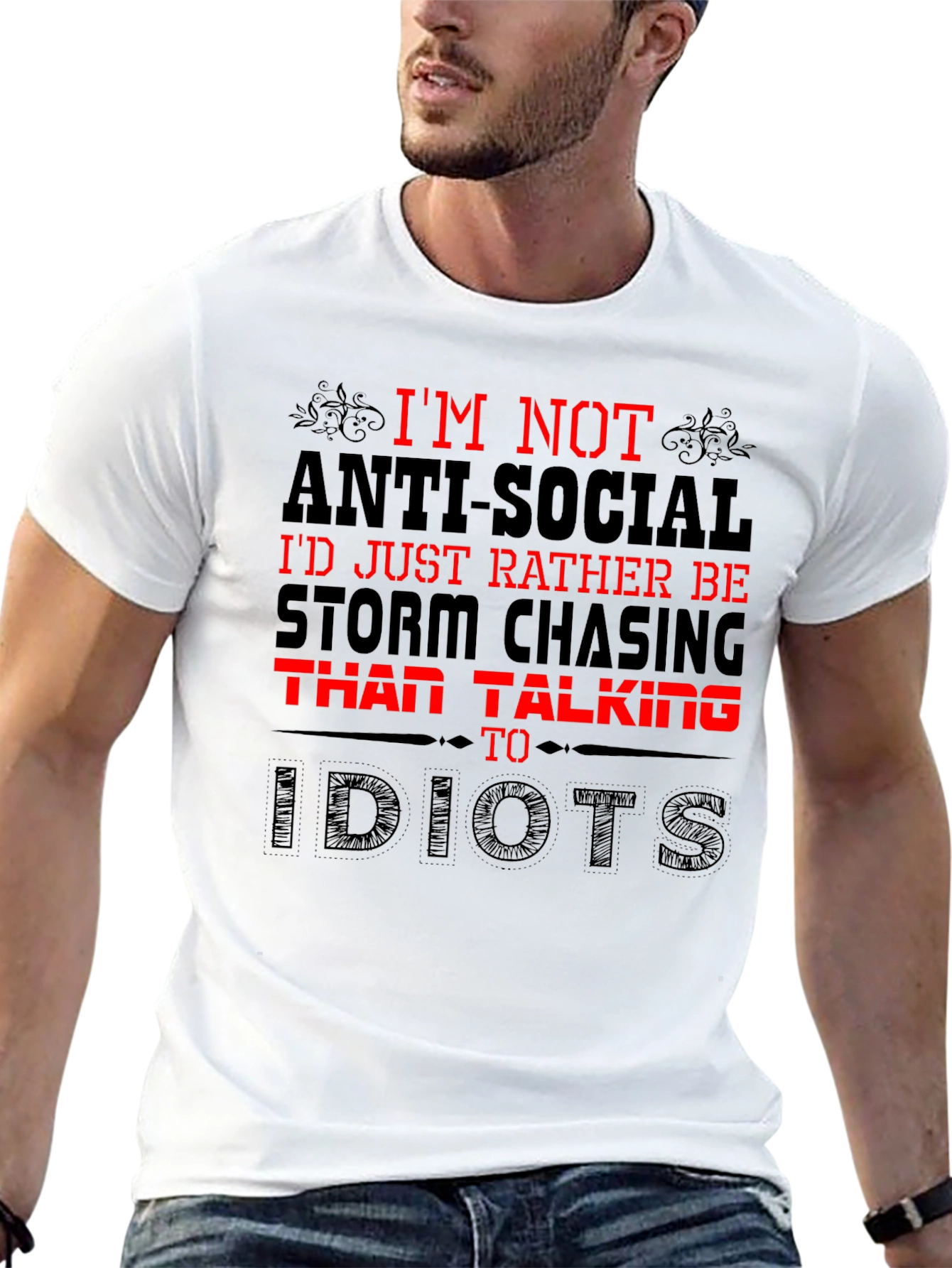 Anti-Social Storm Chaser Graphic Tee