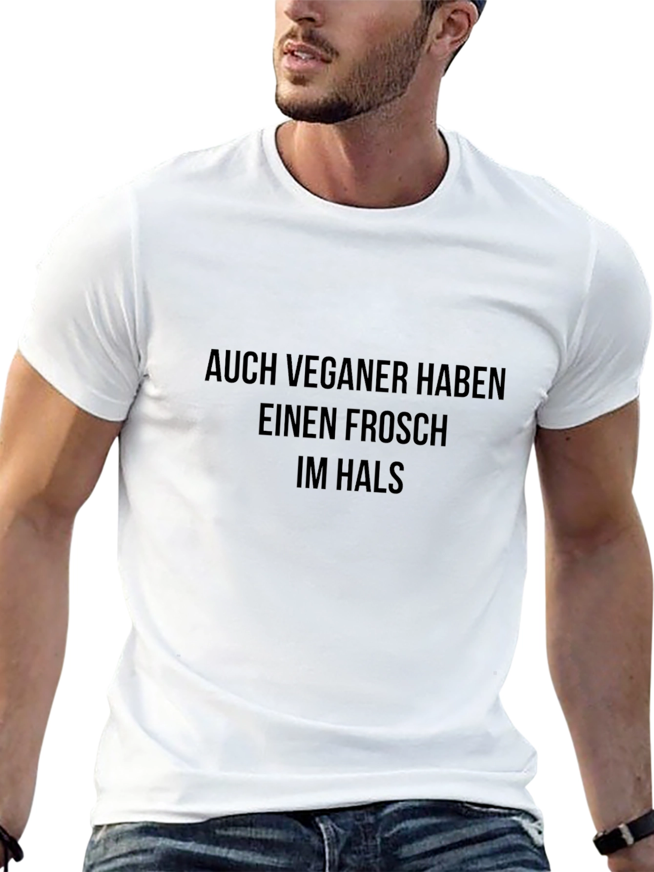 Vegan Frog in Throat T-Shirt