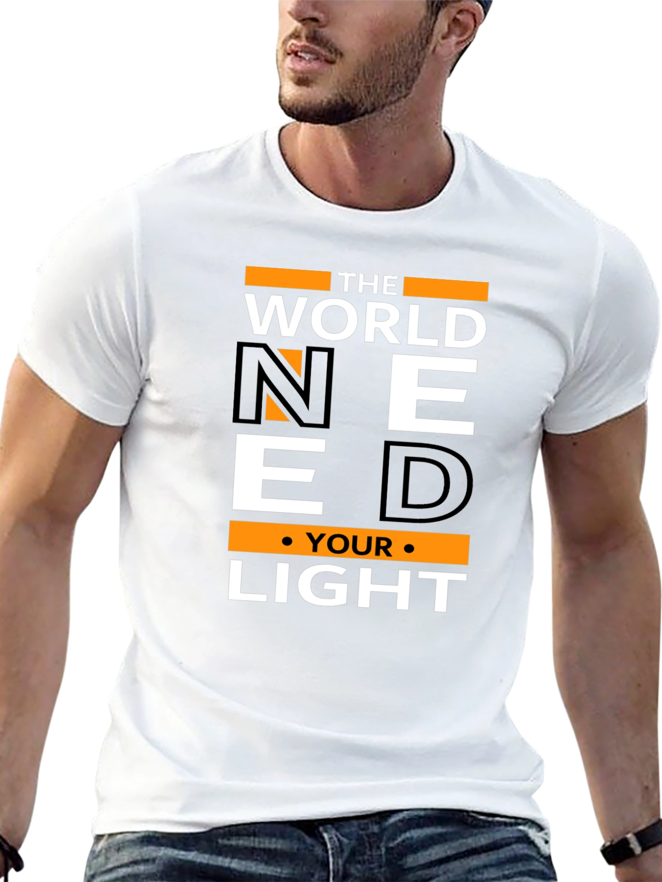 Motivational Need Your Light Graphic T-Shirt