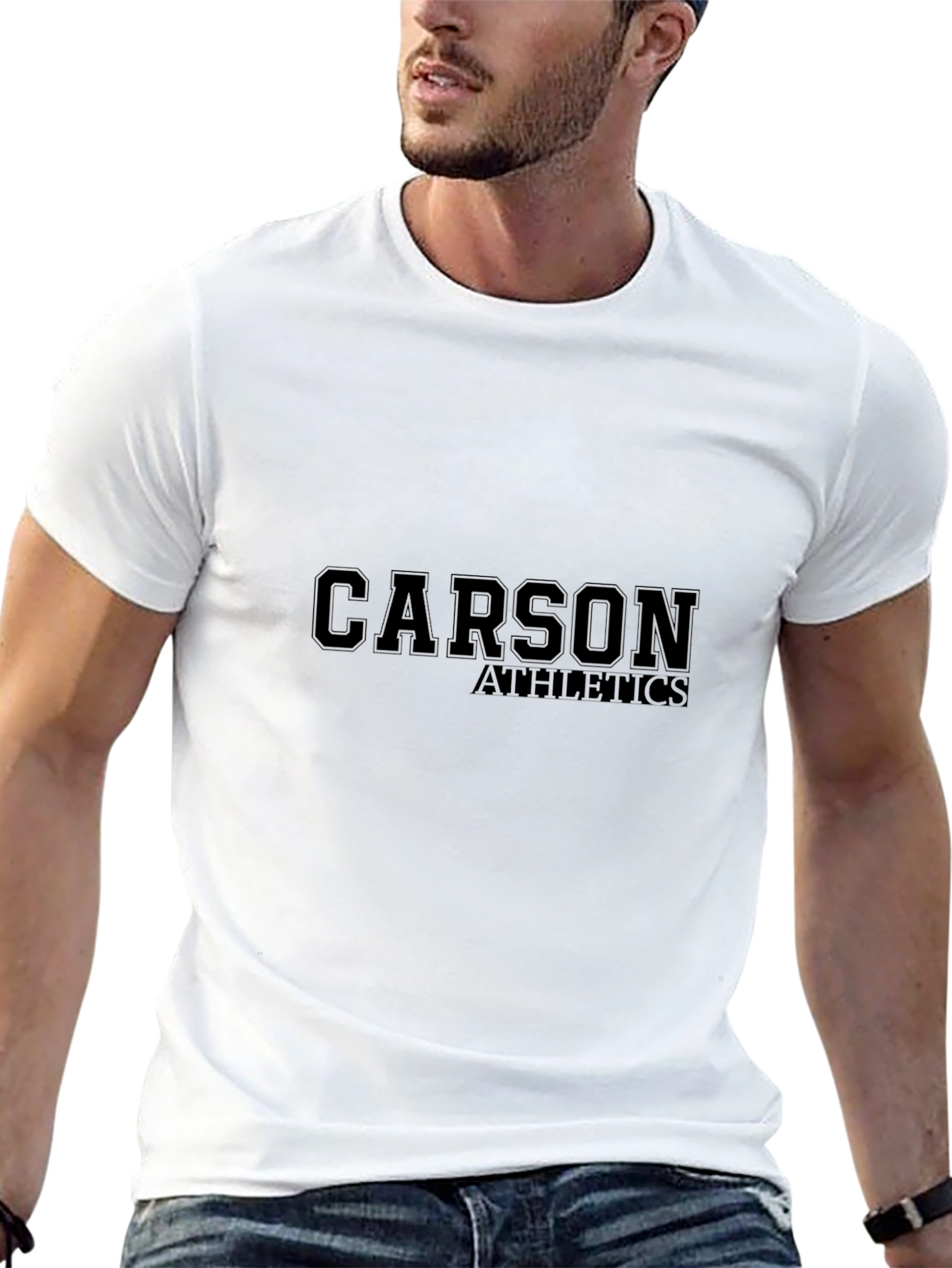 Carson Athletics Black Graphic T-Shirt
