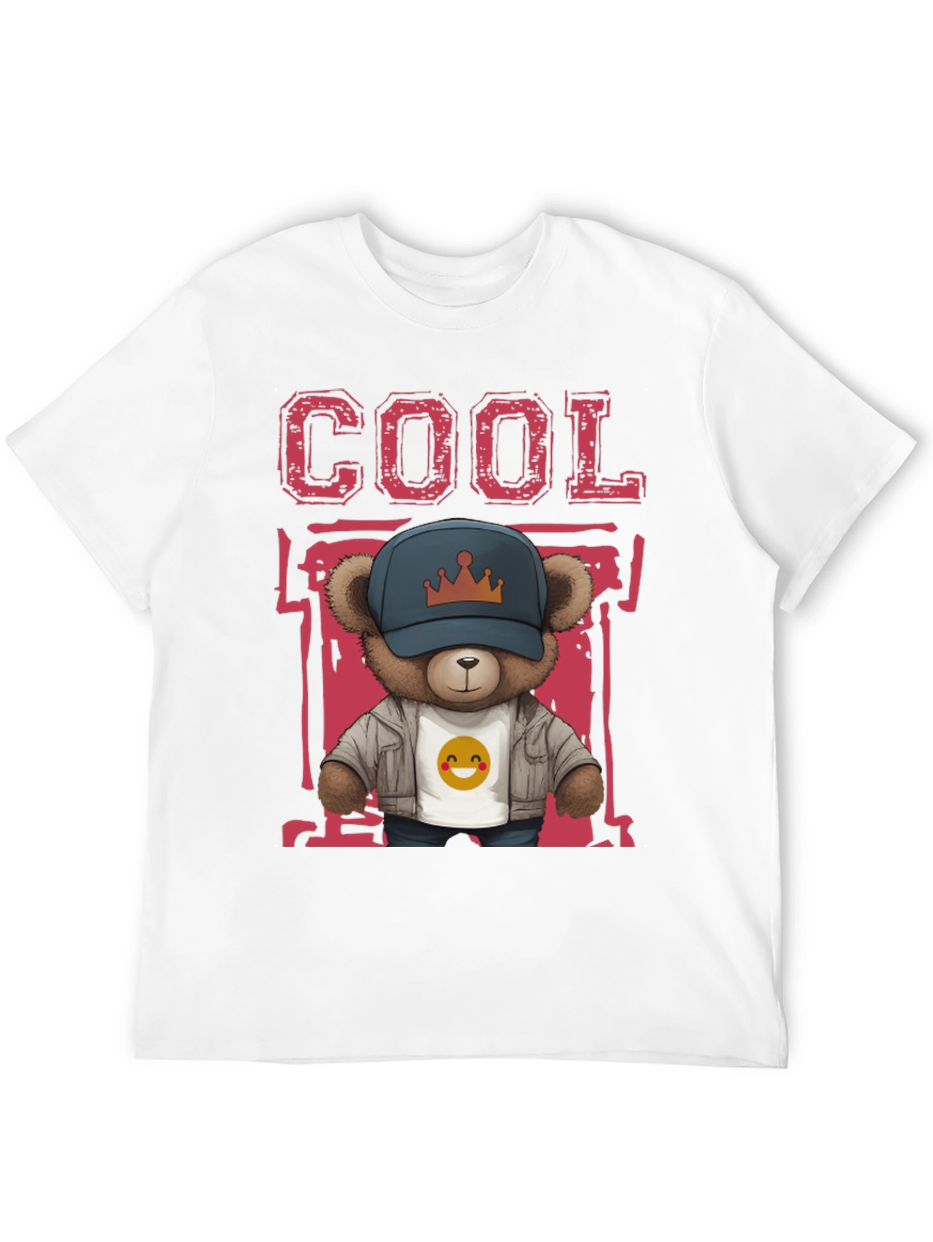 Cool Bear Graphic Tee - Trendy Casual Wear