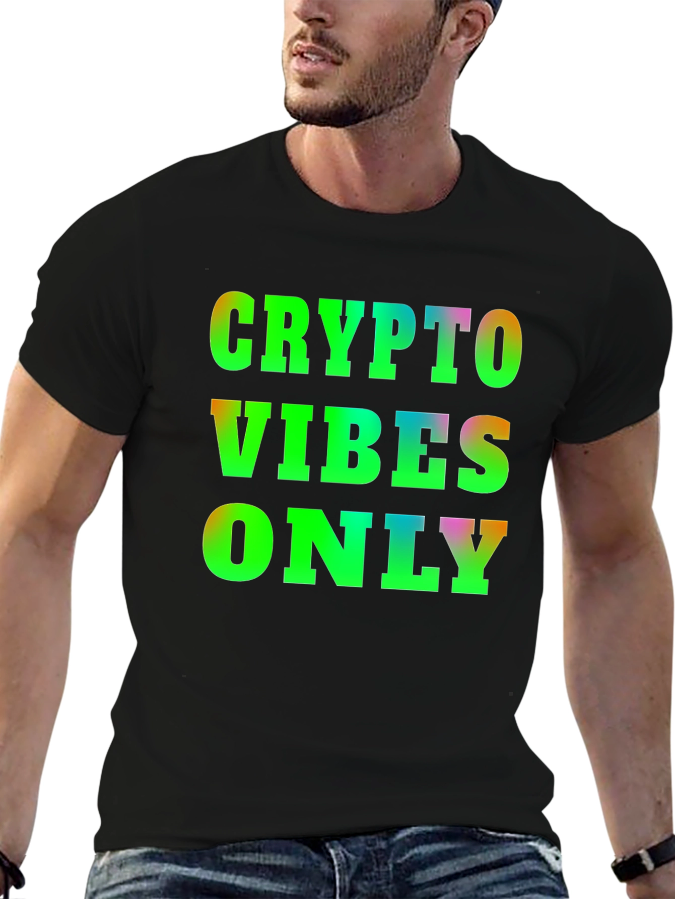 Crypto Vibes Only T-Shirt - Black