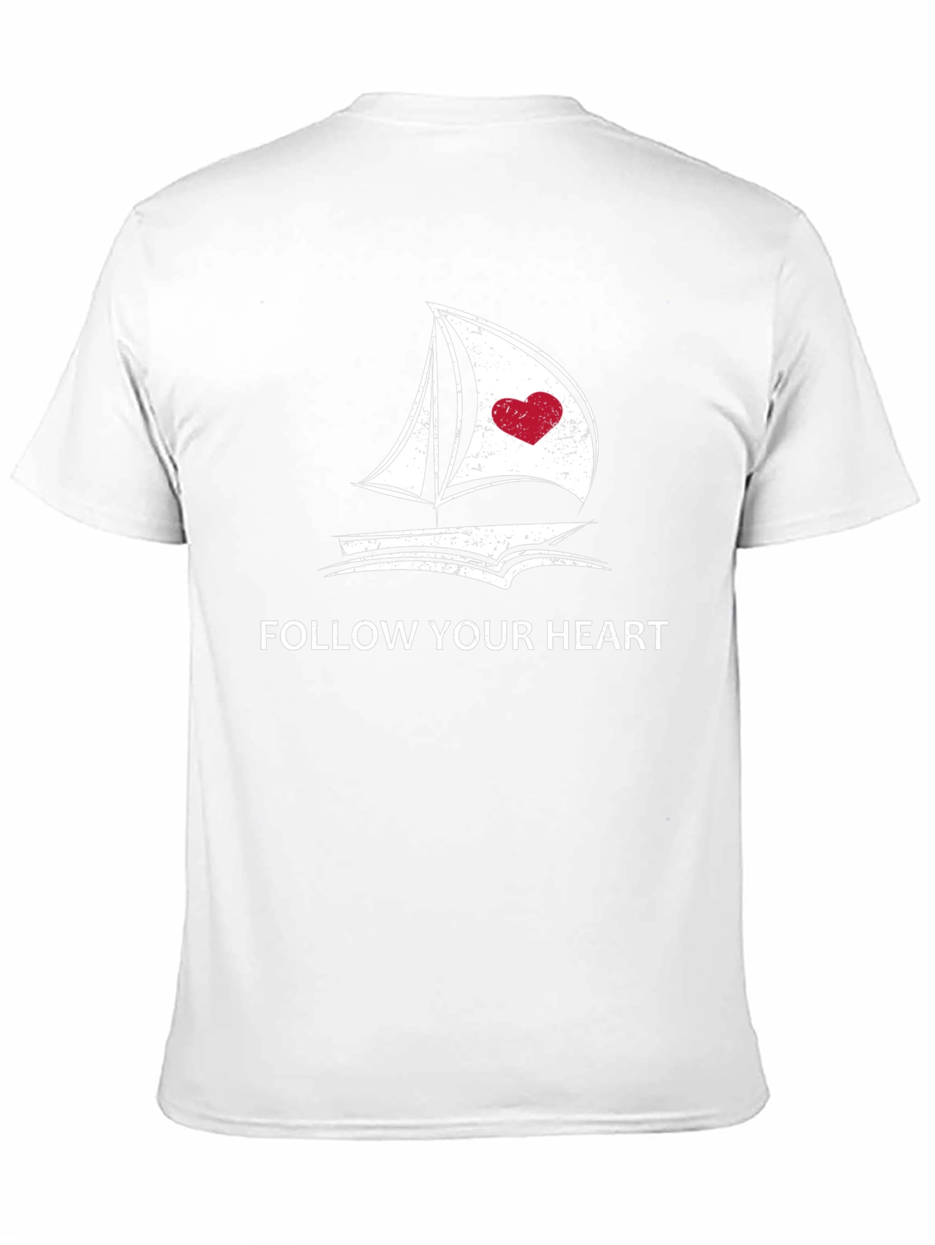 Follow Your Heart Graphic Black T-Shirt