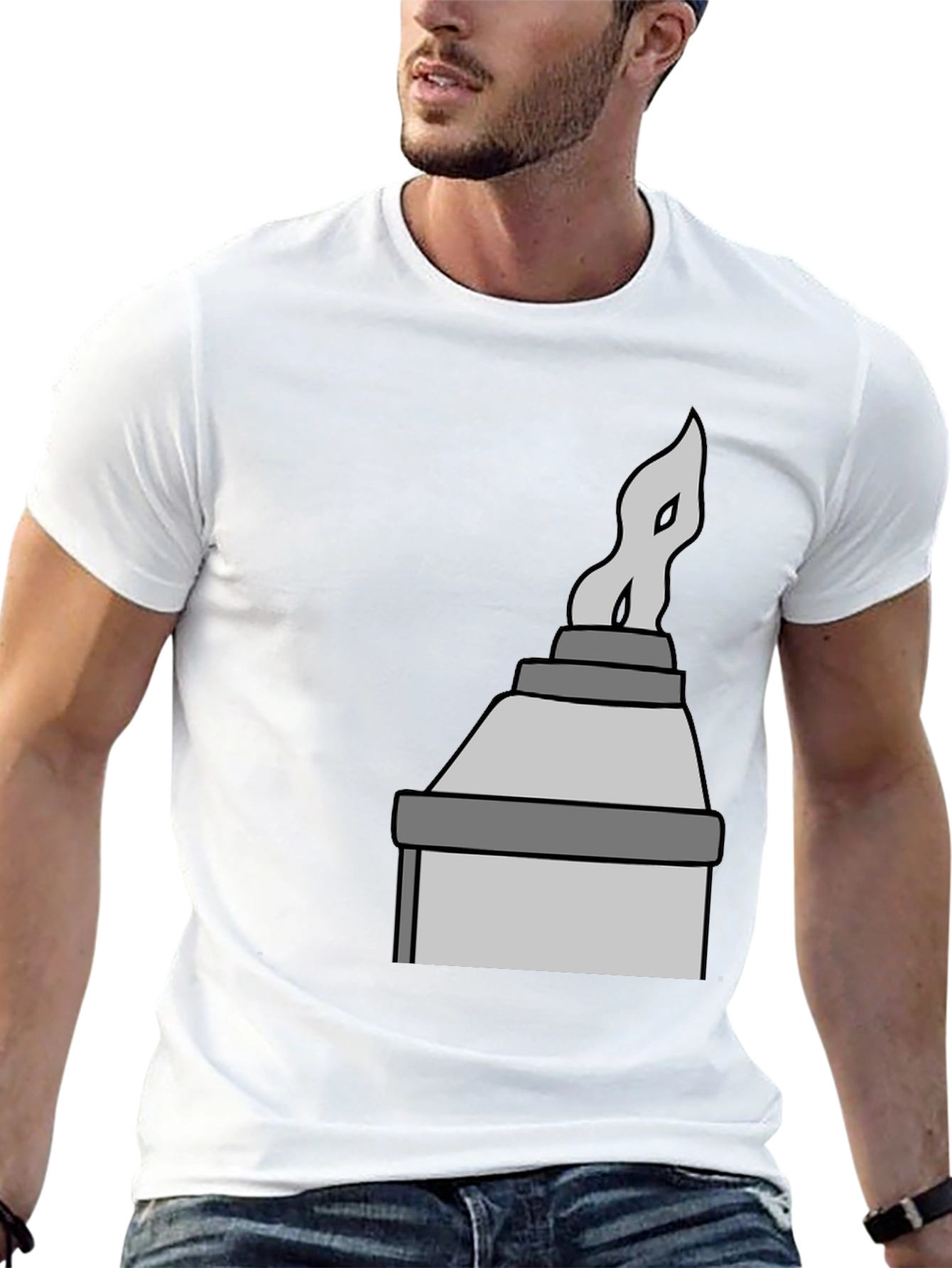 Stylized Chimney Stack Tee