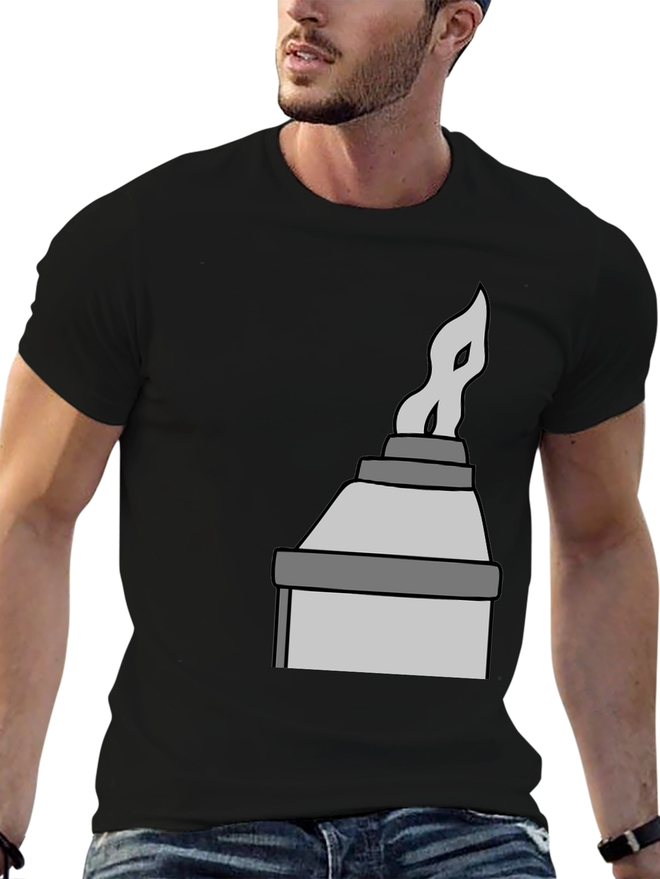 Stylized Chimney Stack Tee