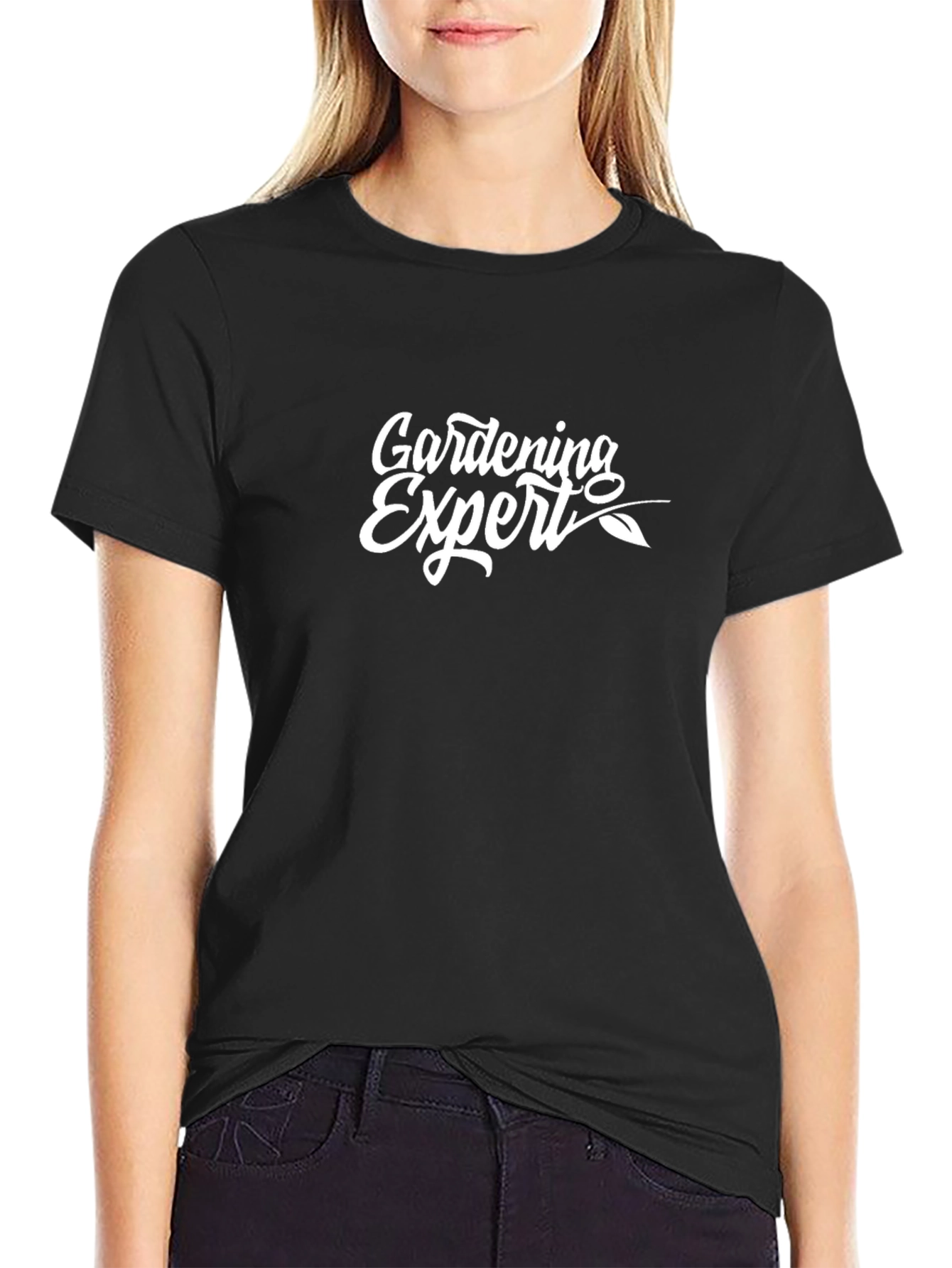 Gardening Expert T-Shirt - Black Cotton Tee