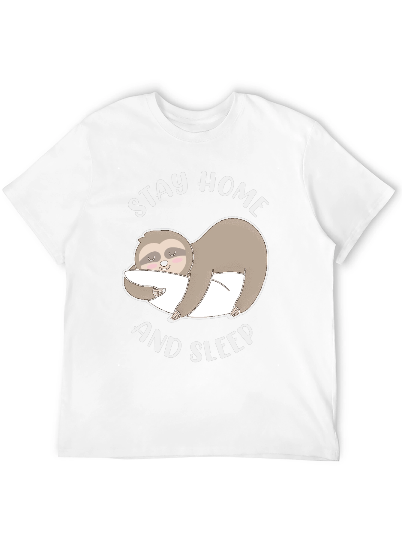 Stay Home and Sleep Sloth T-Shirt