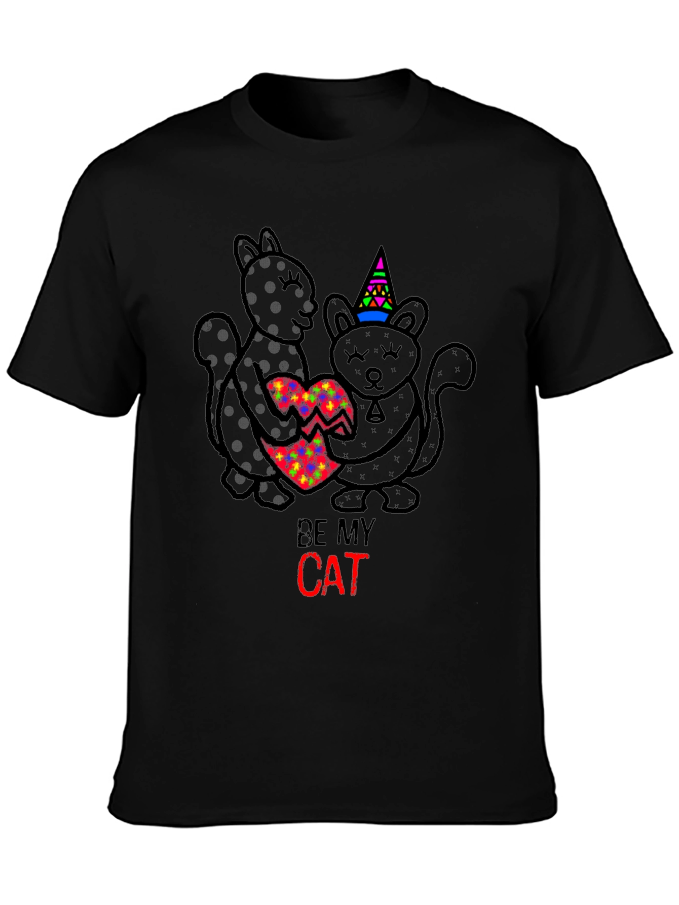 Be My Cat Valentine T-Shirt