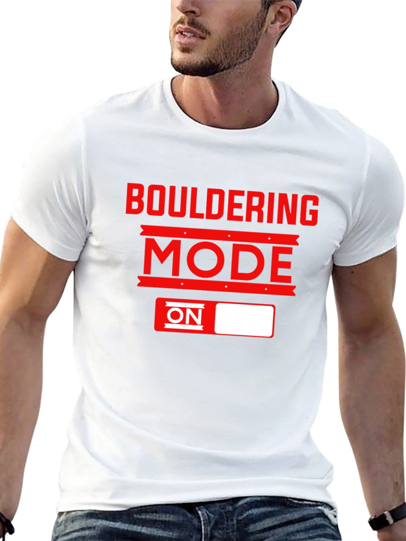 Bouldering Mode ON T-Shirt - Black