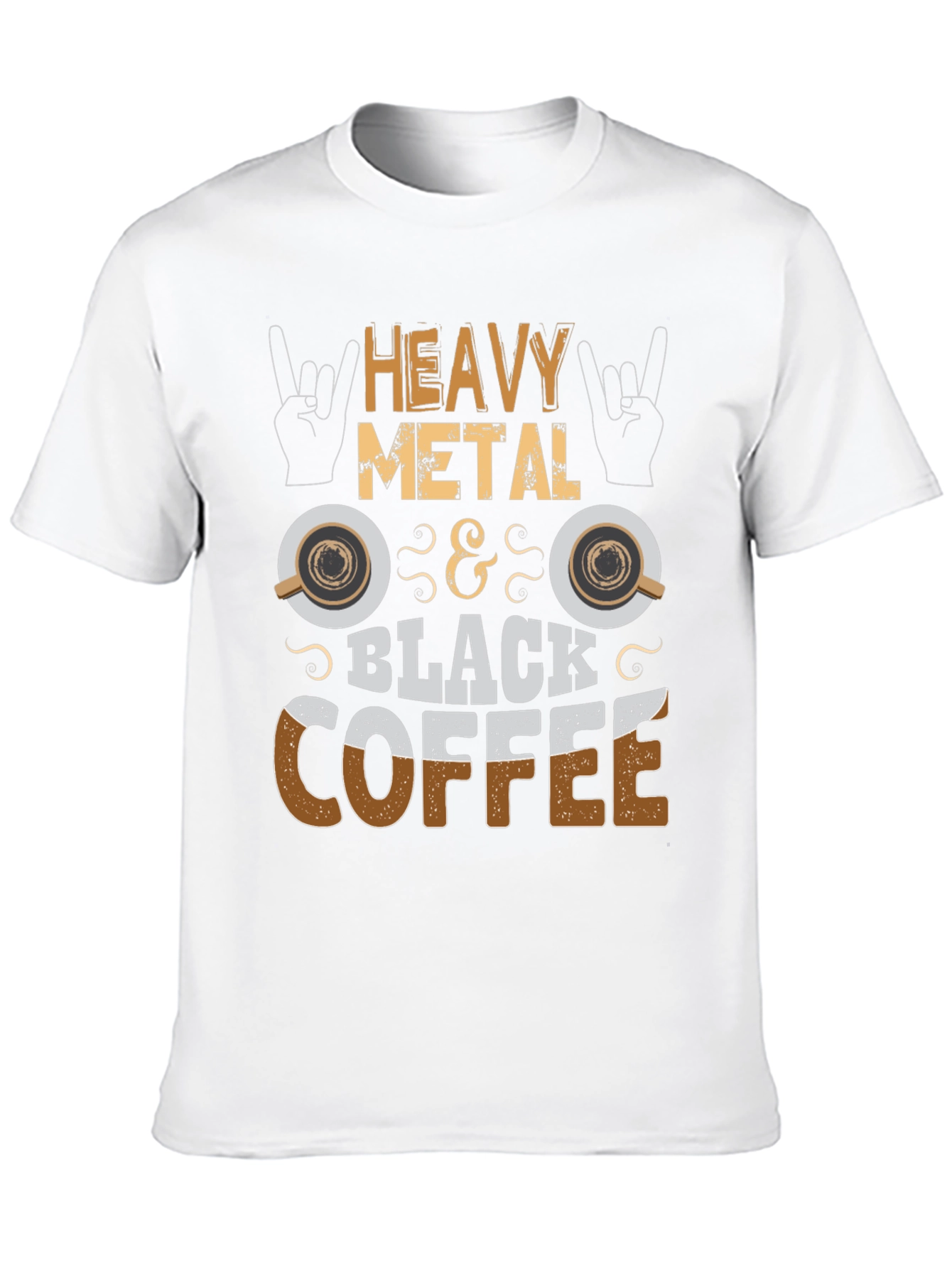 Heavy Metal & Black Coffee Graphic T-Shirt