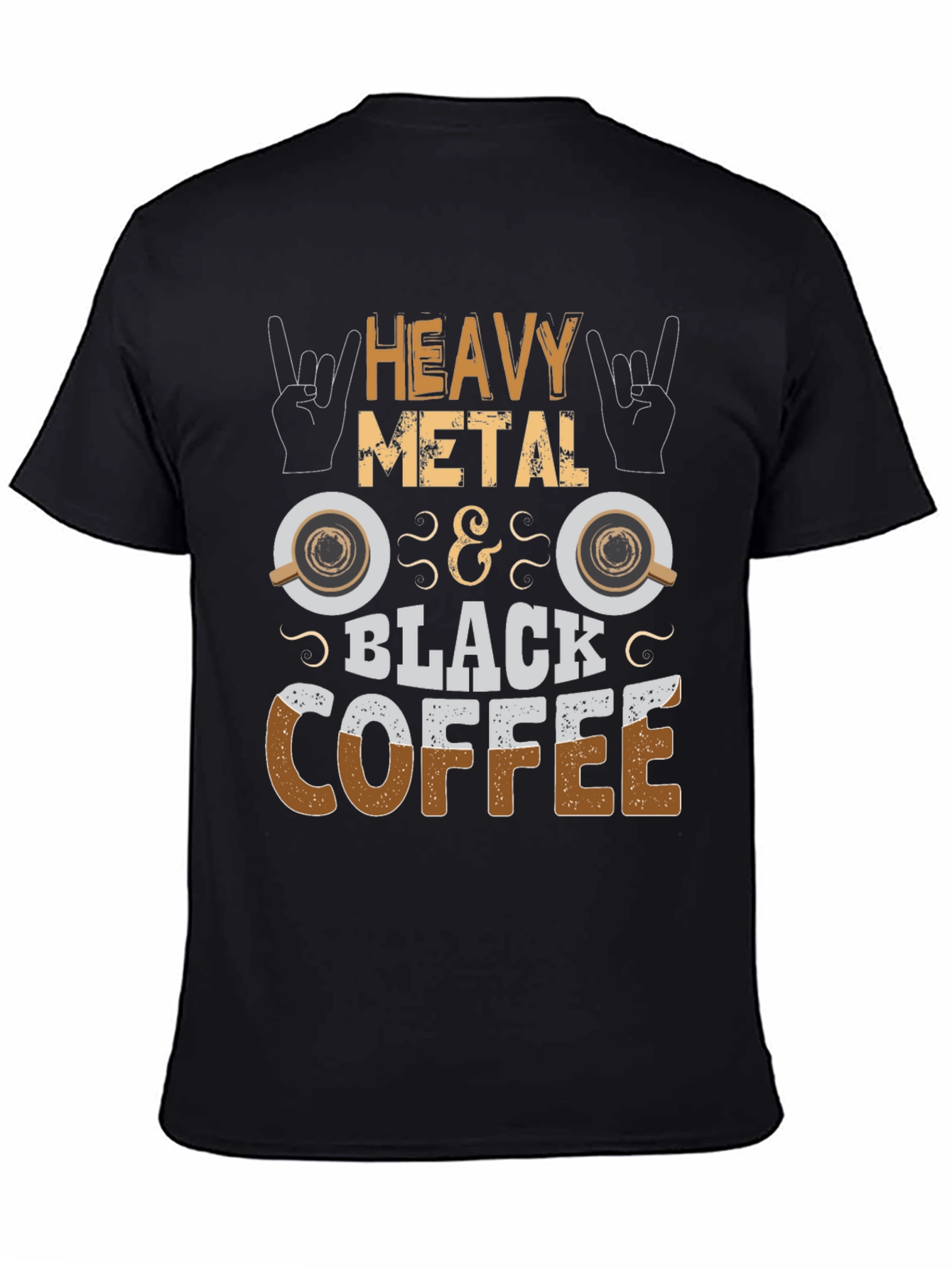 Heavy Metal & Black Coffee Graphic T-Shirt