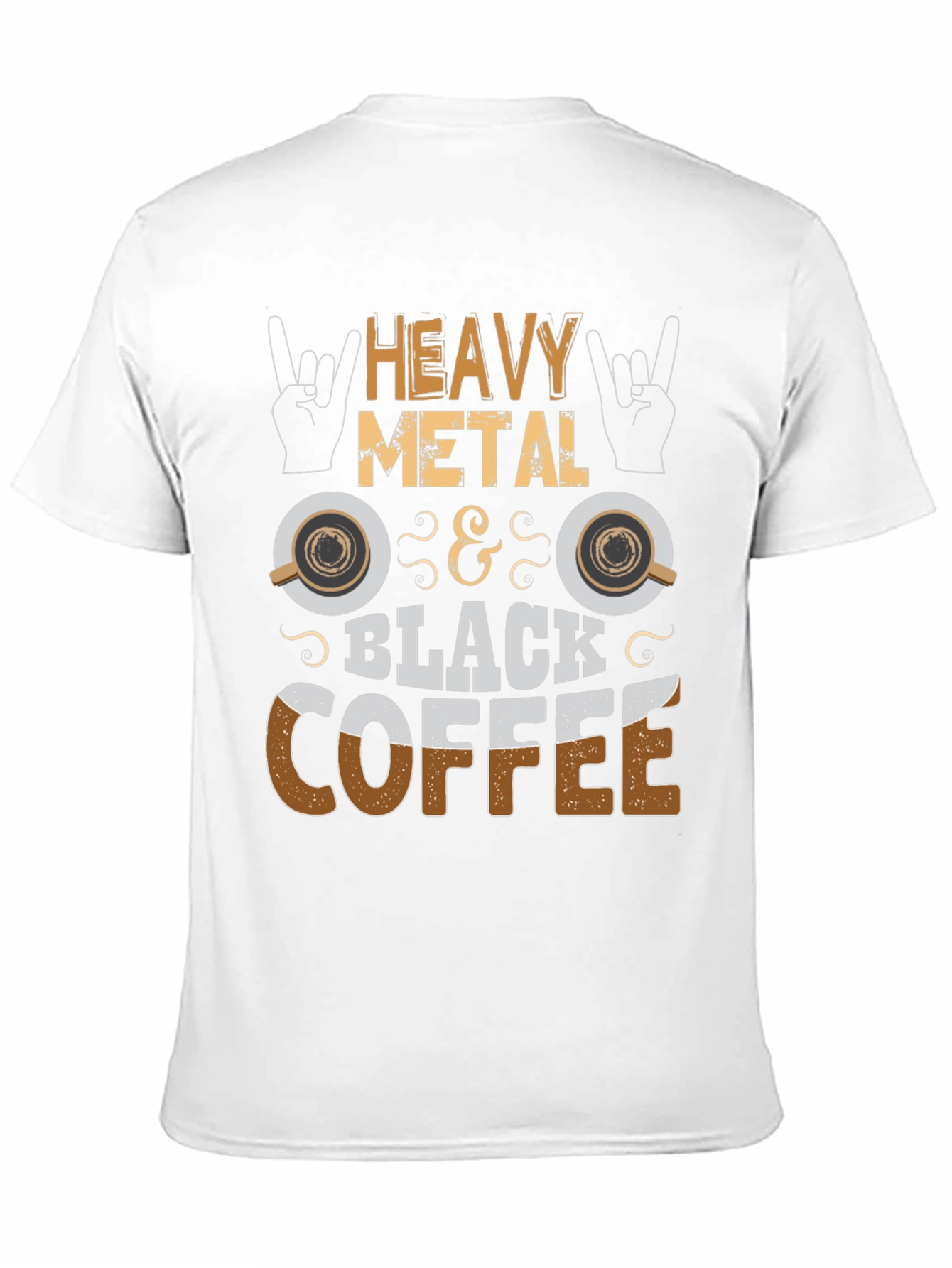 Heavy Metal & Black Coffee Graphic T-Shirt