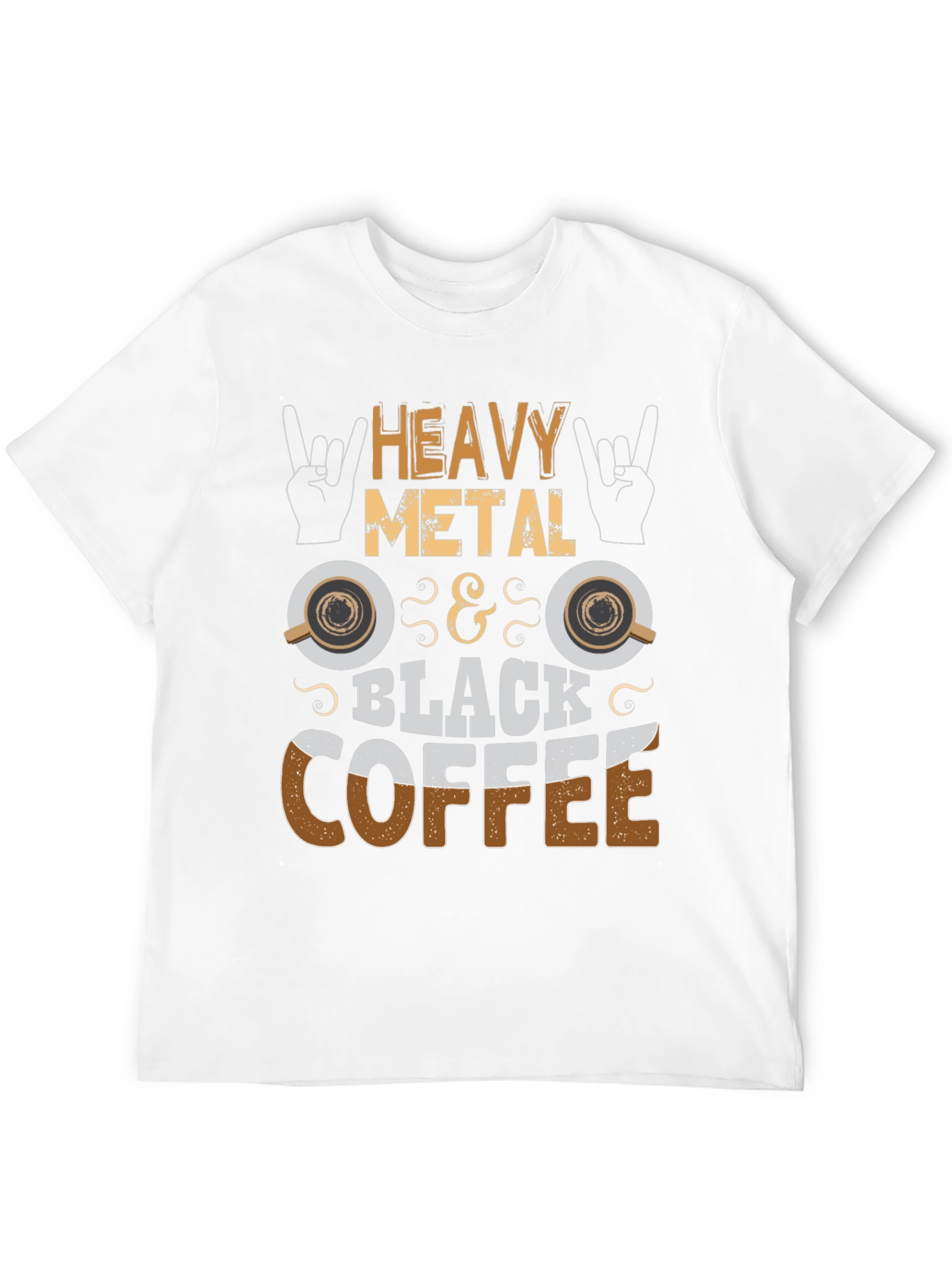Heavy Metal & Black Coffee Graphic T-Shirt
