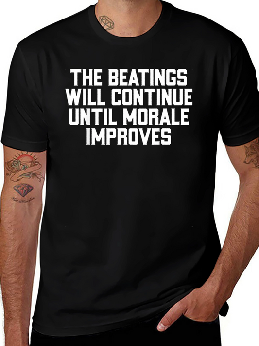 Funny Morale Improvement T-Shirt