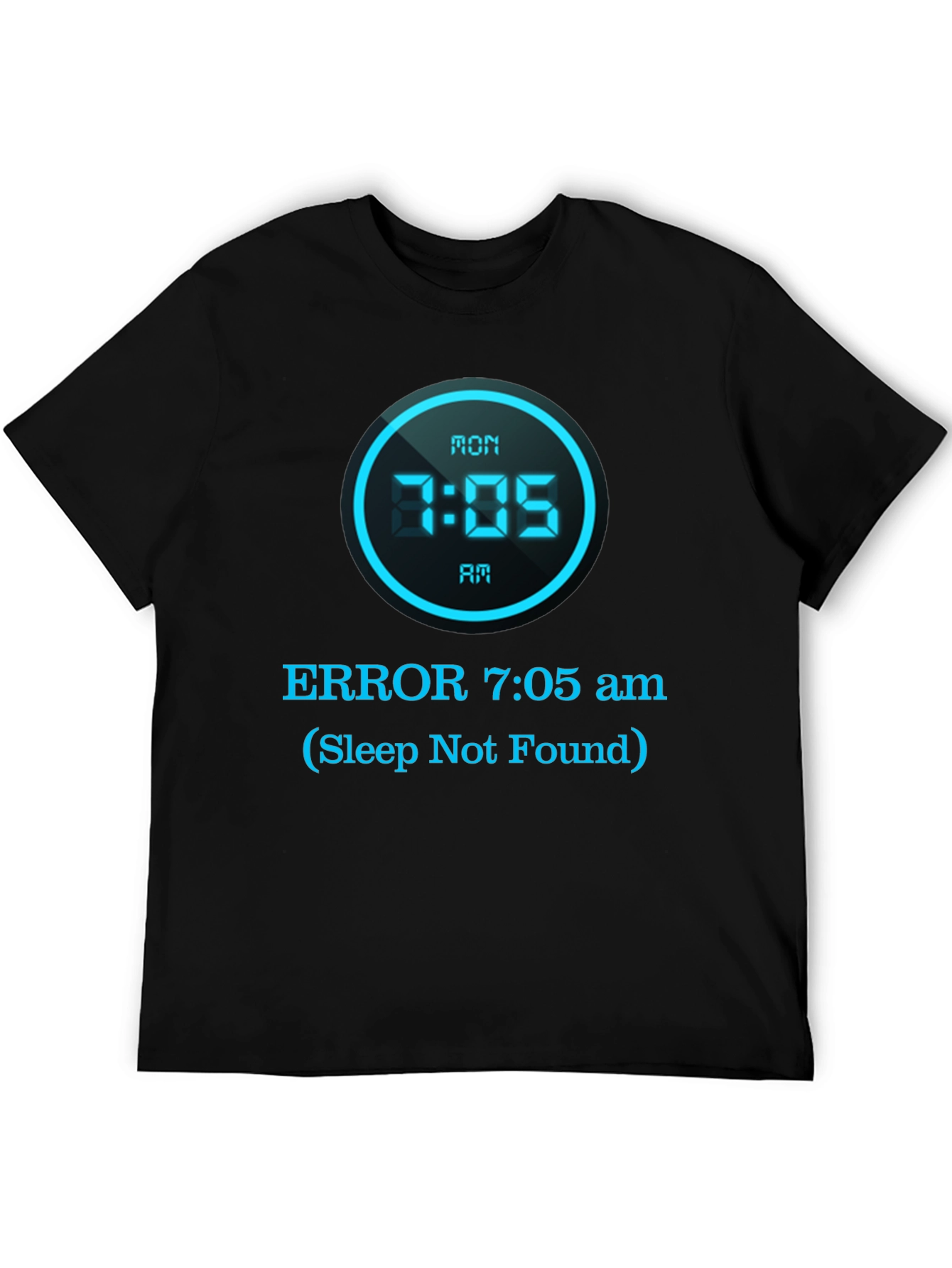 Humorous Sleep Not Found Graphic T-Shirt