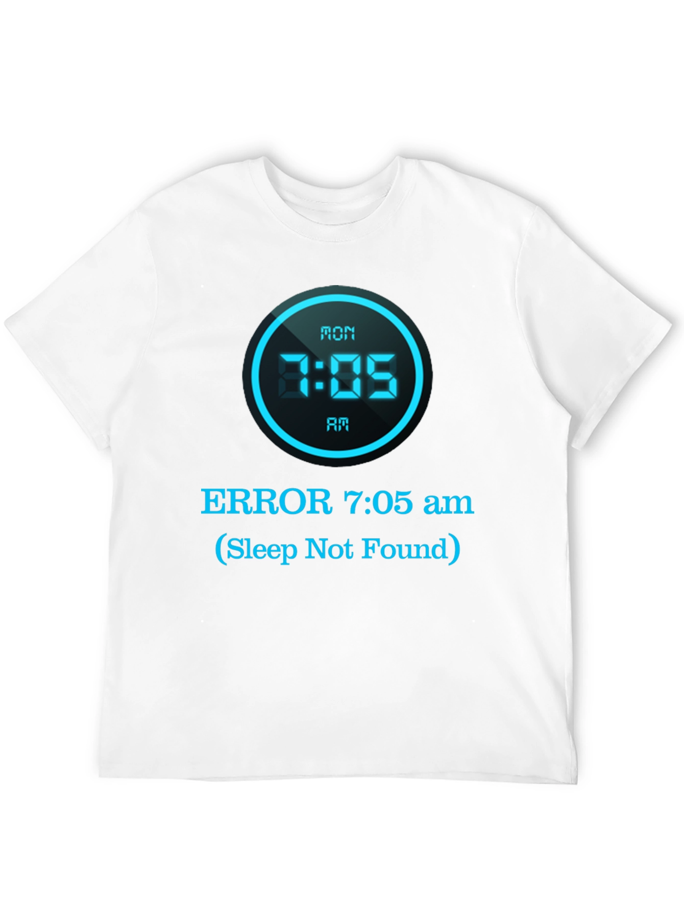 Humorous Sleep Not Found Graphic T-Shirt