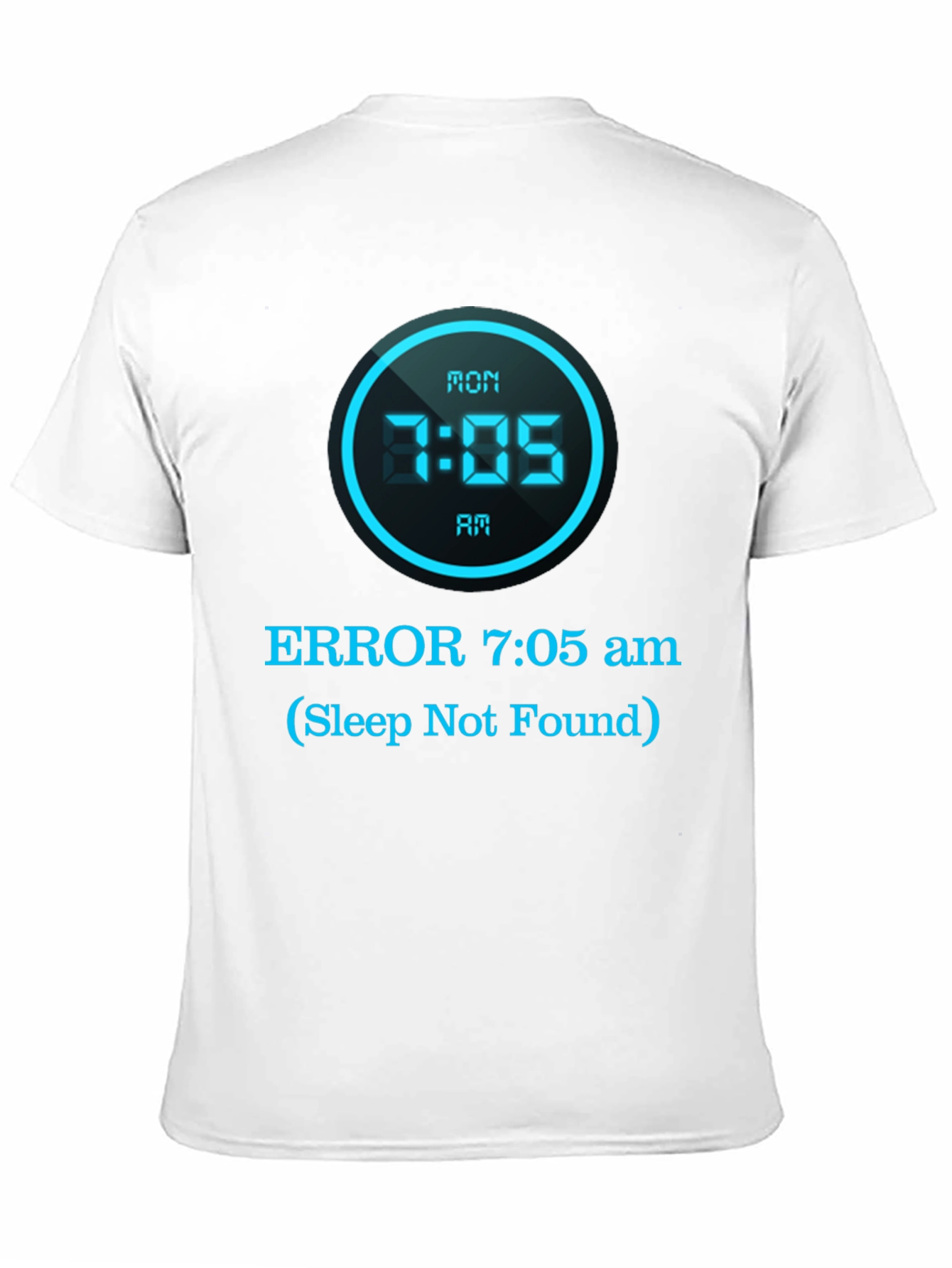 Humorous Sleep Not Found Graphic T-Shirt