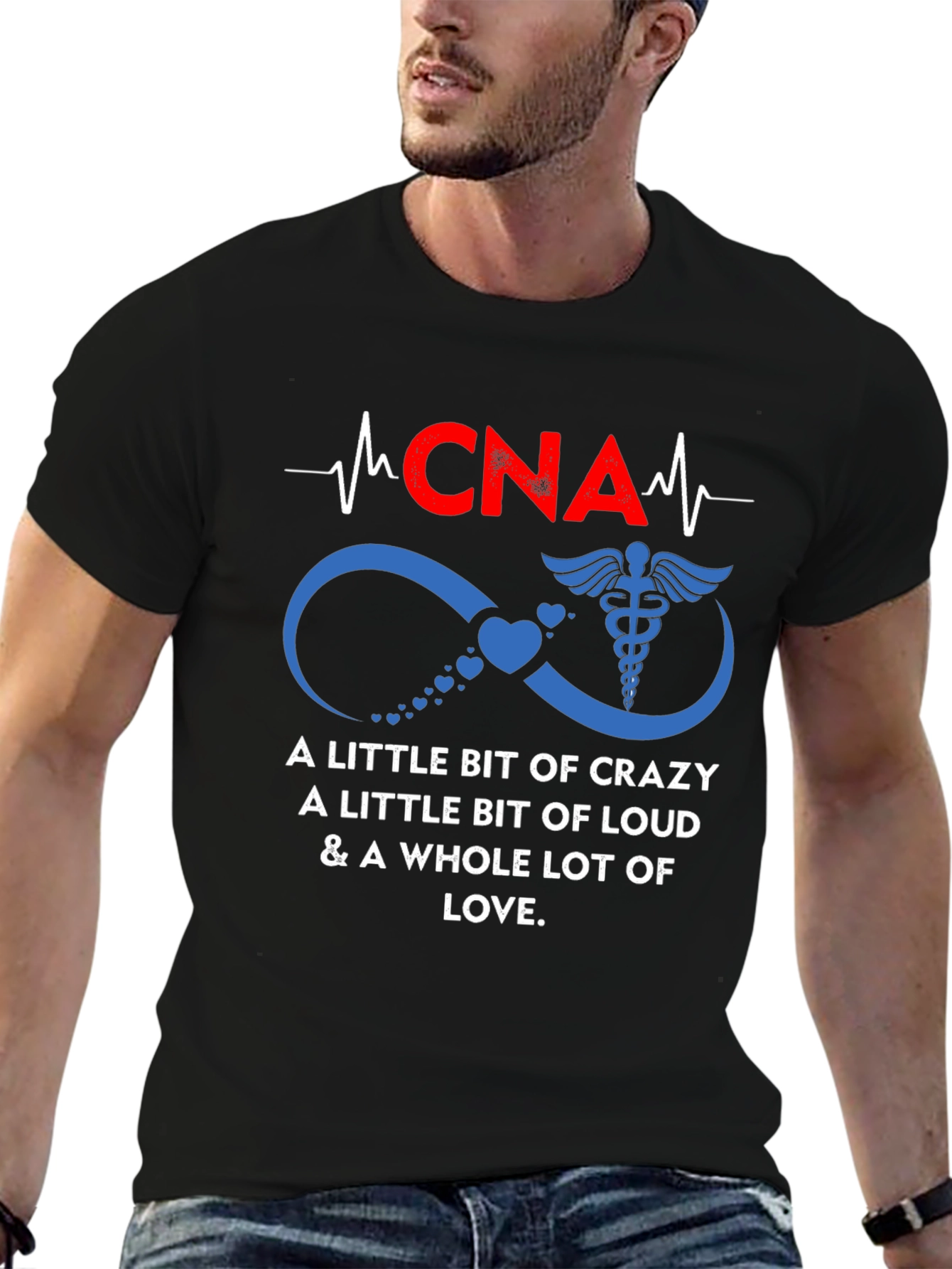 CNA Love T-Shirt - Crazy Loud Nurse Tee