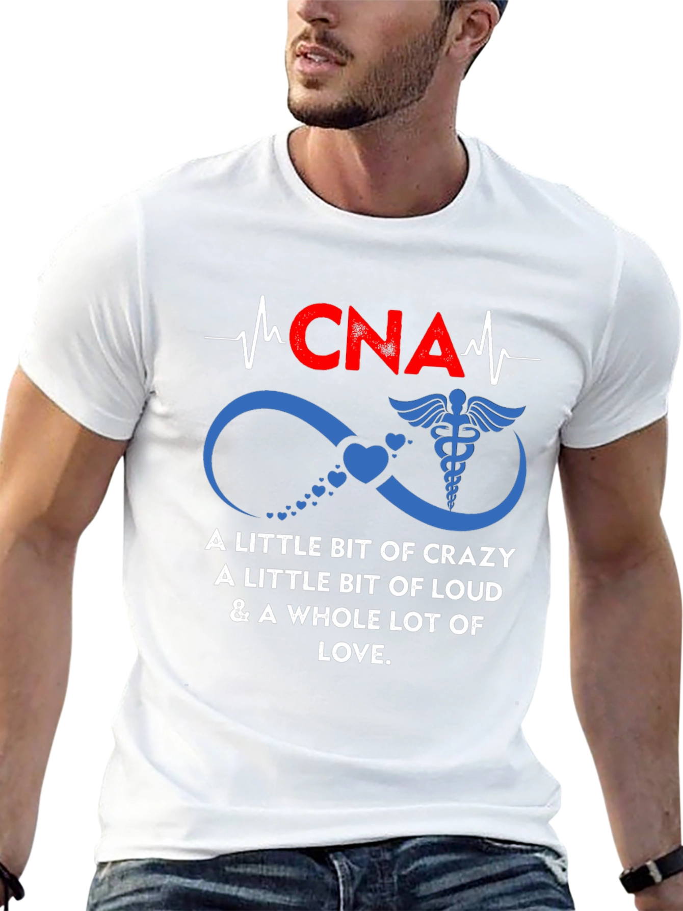 CNA Love T-Shirt - Crazy Loud Nurse Tee