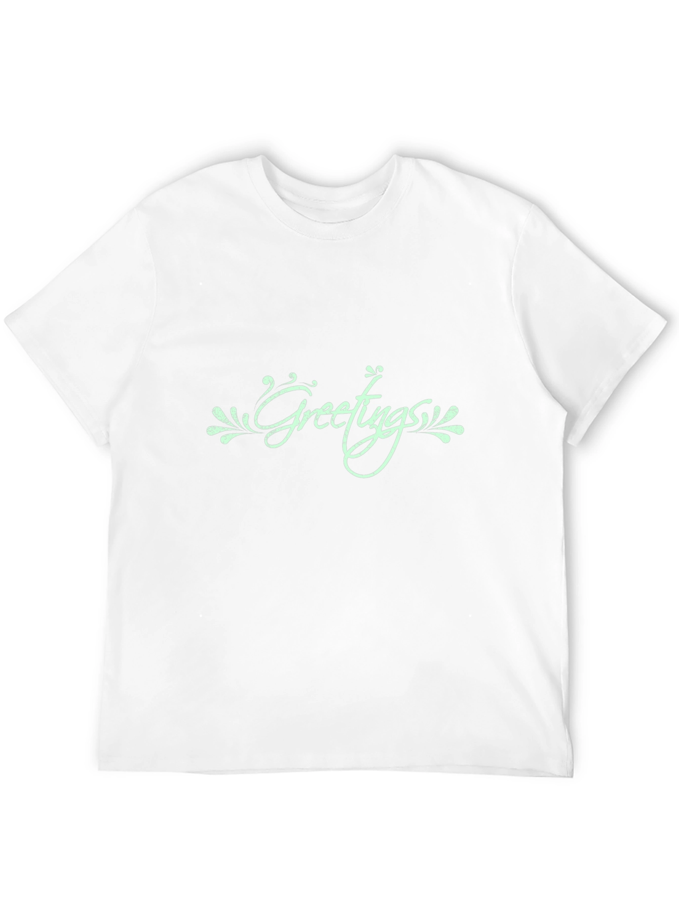Greetings Graphic Print Tee - Stylish Casual Wear
