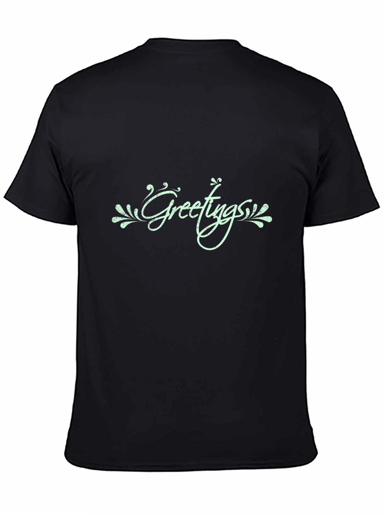 Greetings Graphic Print Tee - Stylish Casual Wear