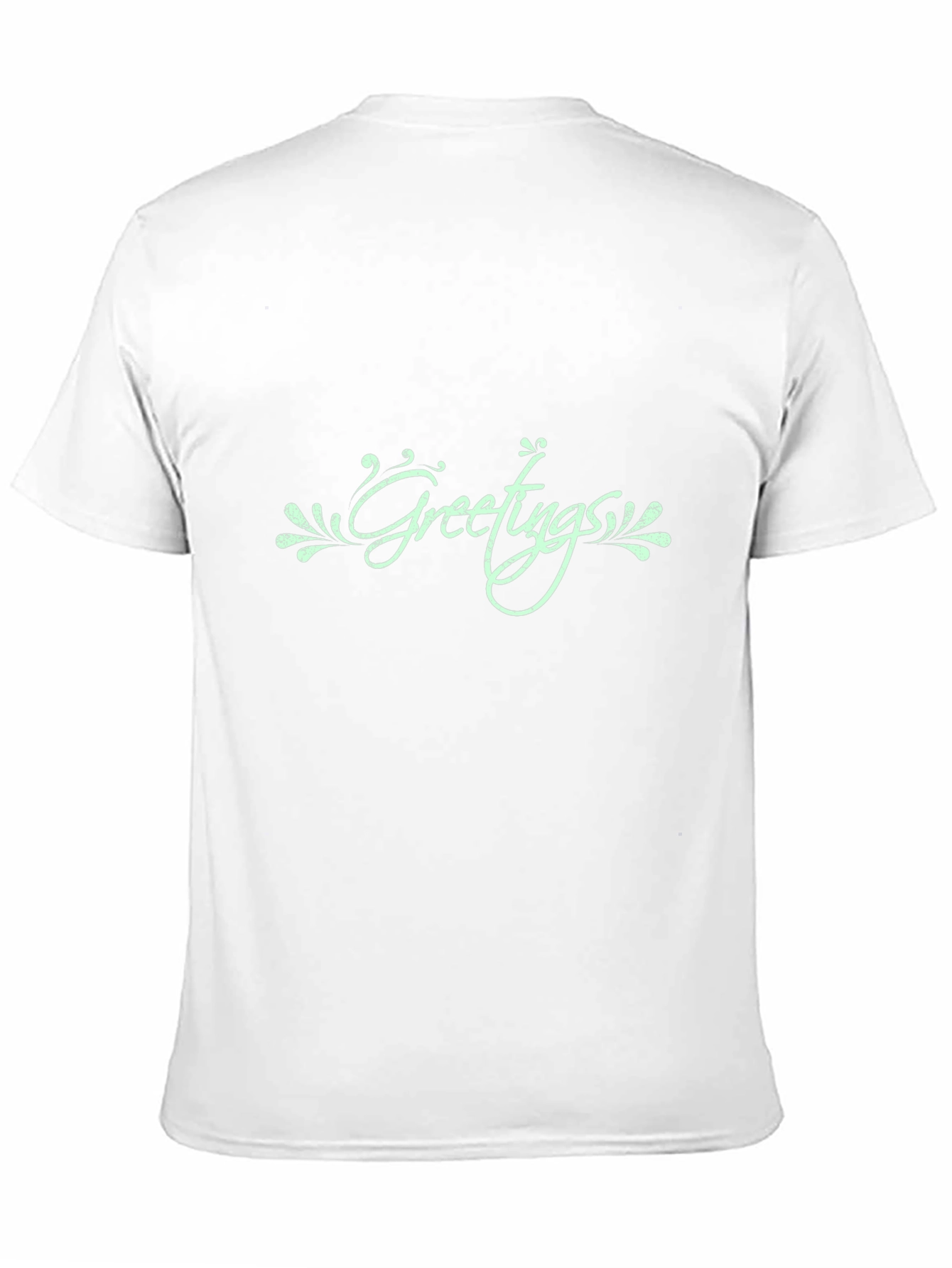 Greetings Graphic Print Tee - Stylish Casual Wear