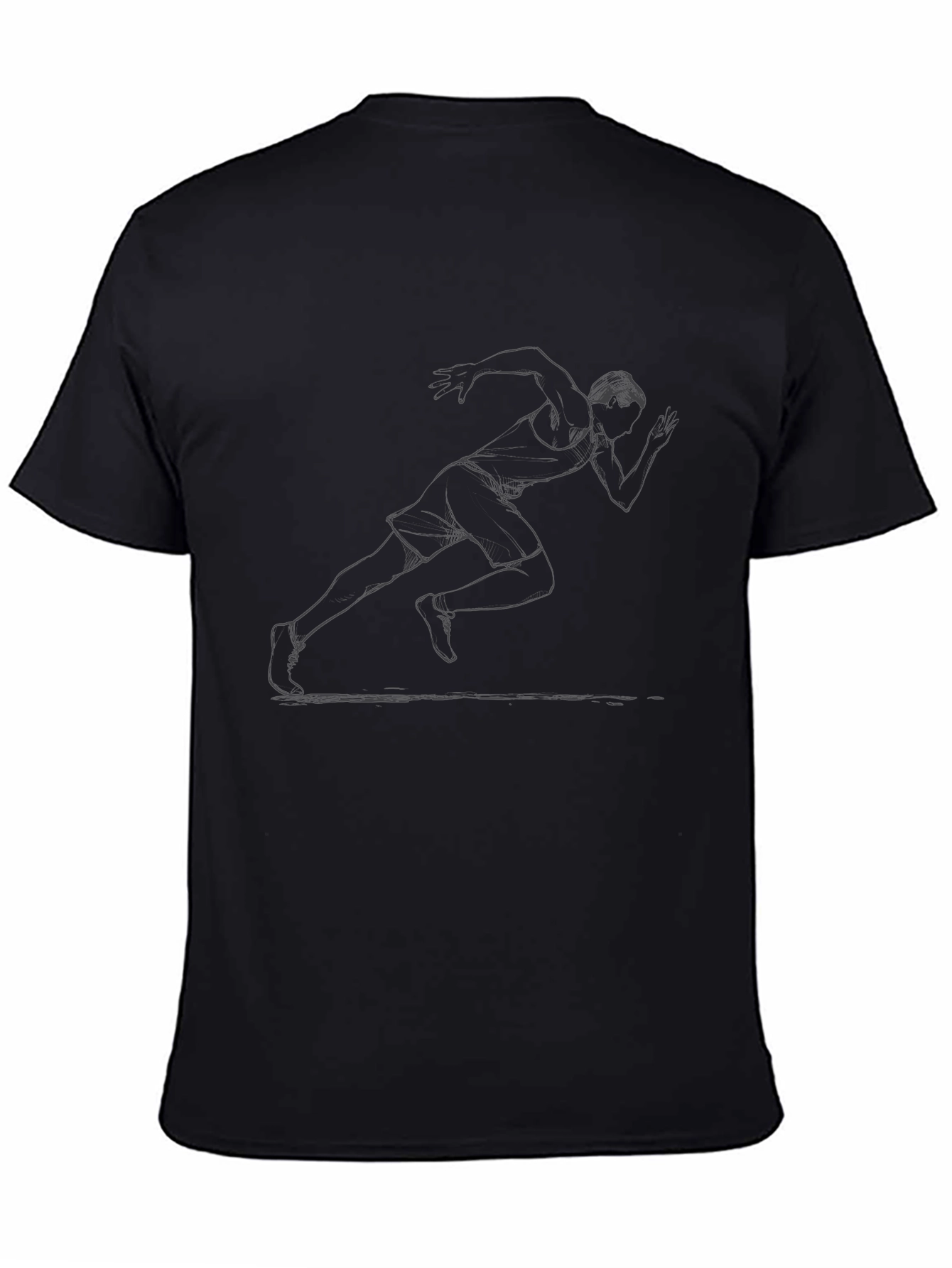 Runner Graphic Tee - Athletic Style Shirt