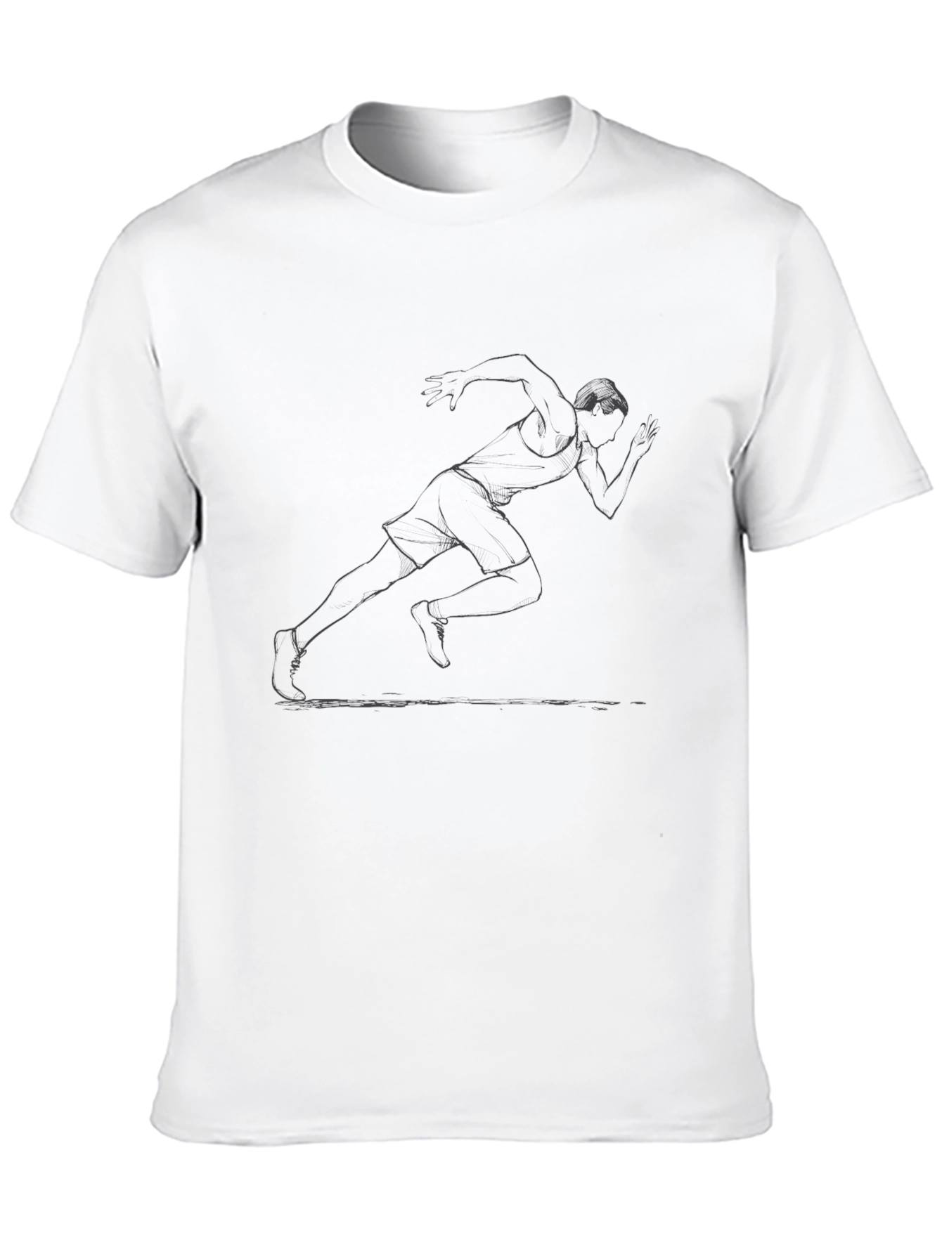 Runner Graphic Tee - Athletic Style Shirt