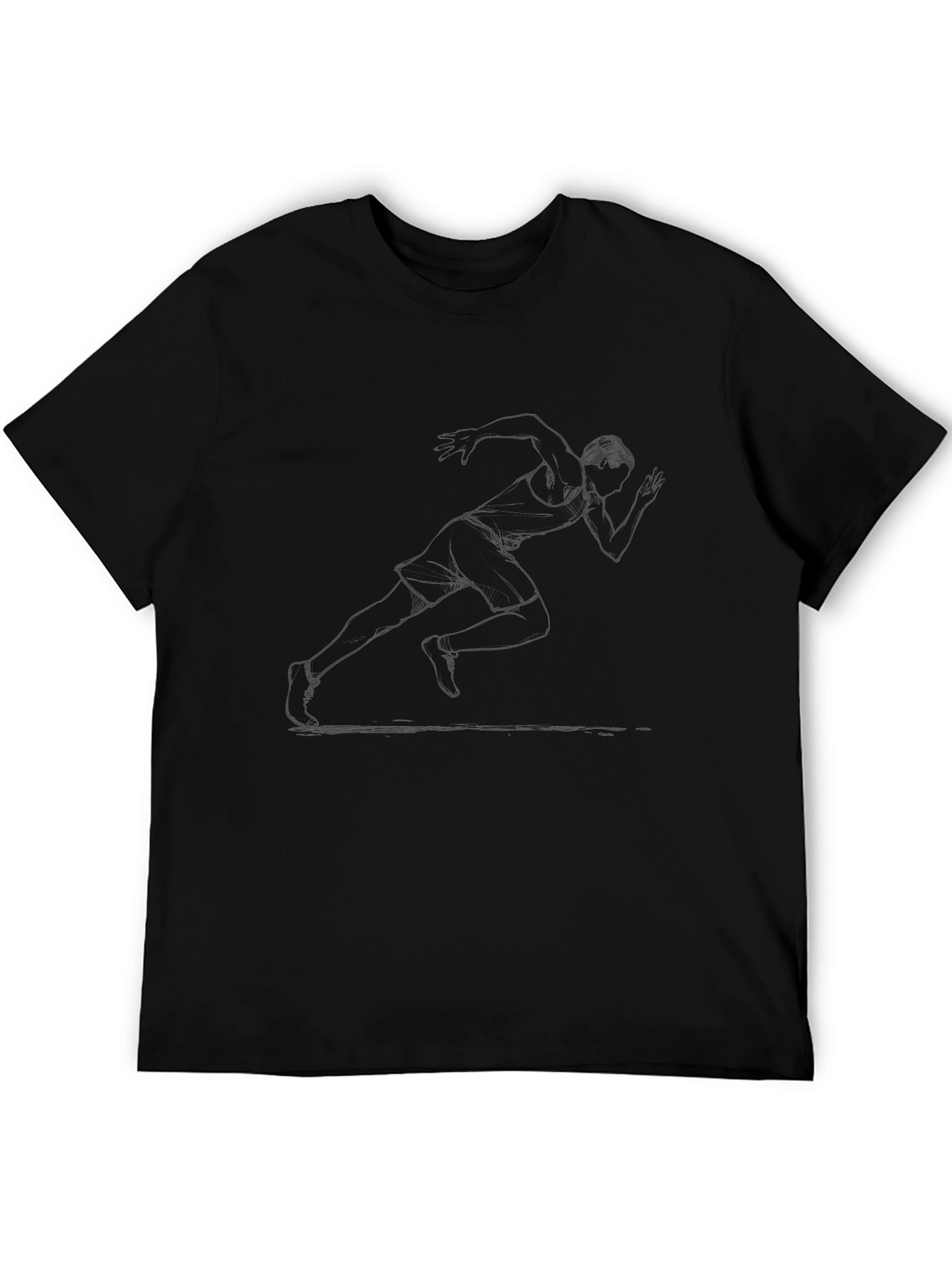 Runner Graphic Tee - Athletic Style Shirt