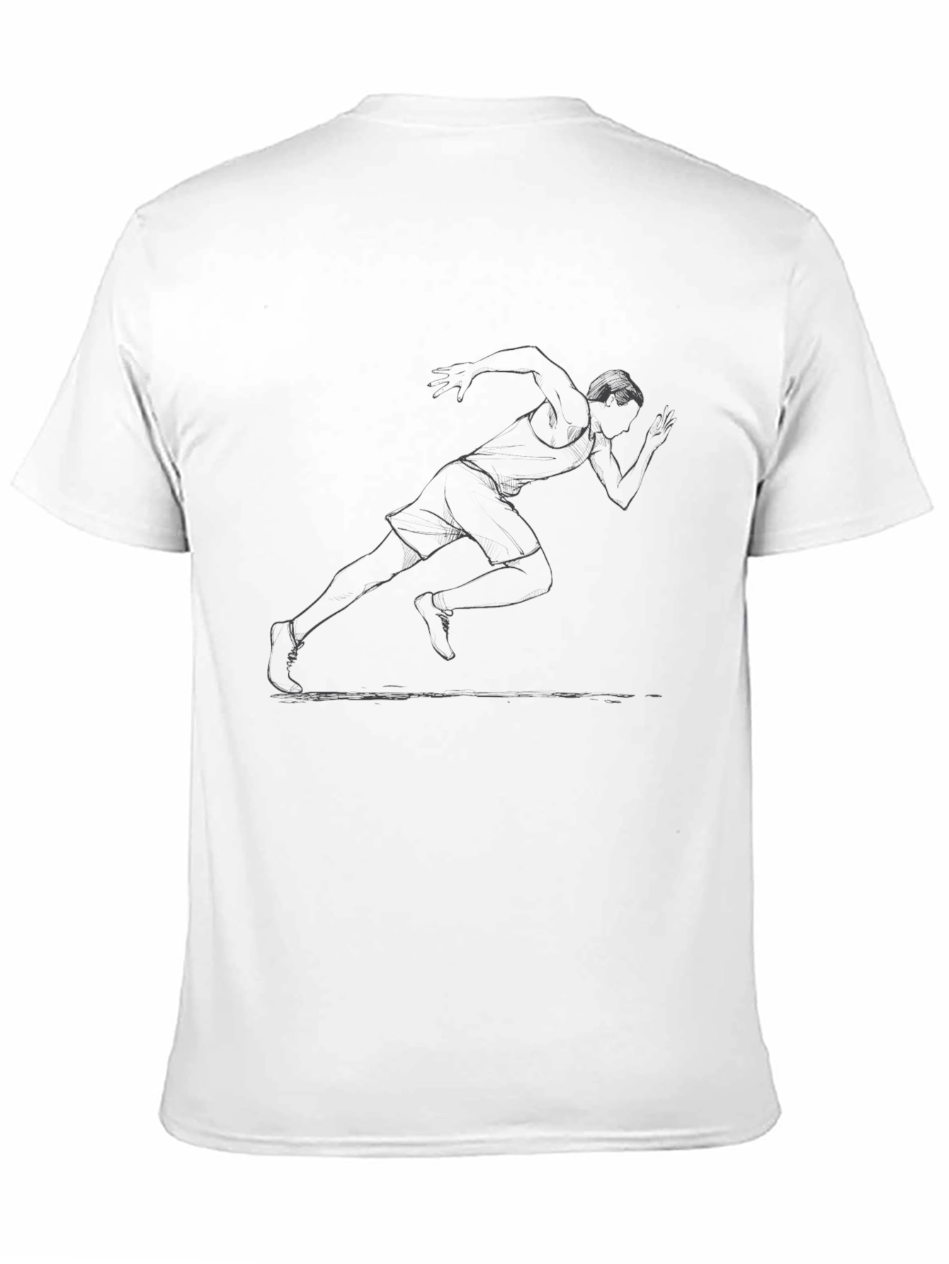 Runner Graphic Tee - Athletic Style Shirt