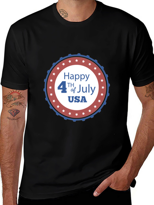 Happy 4th of July USA Graphic T-Shirt