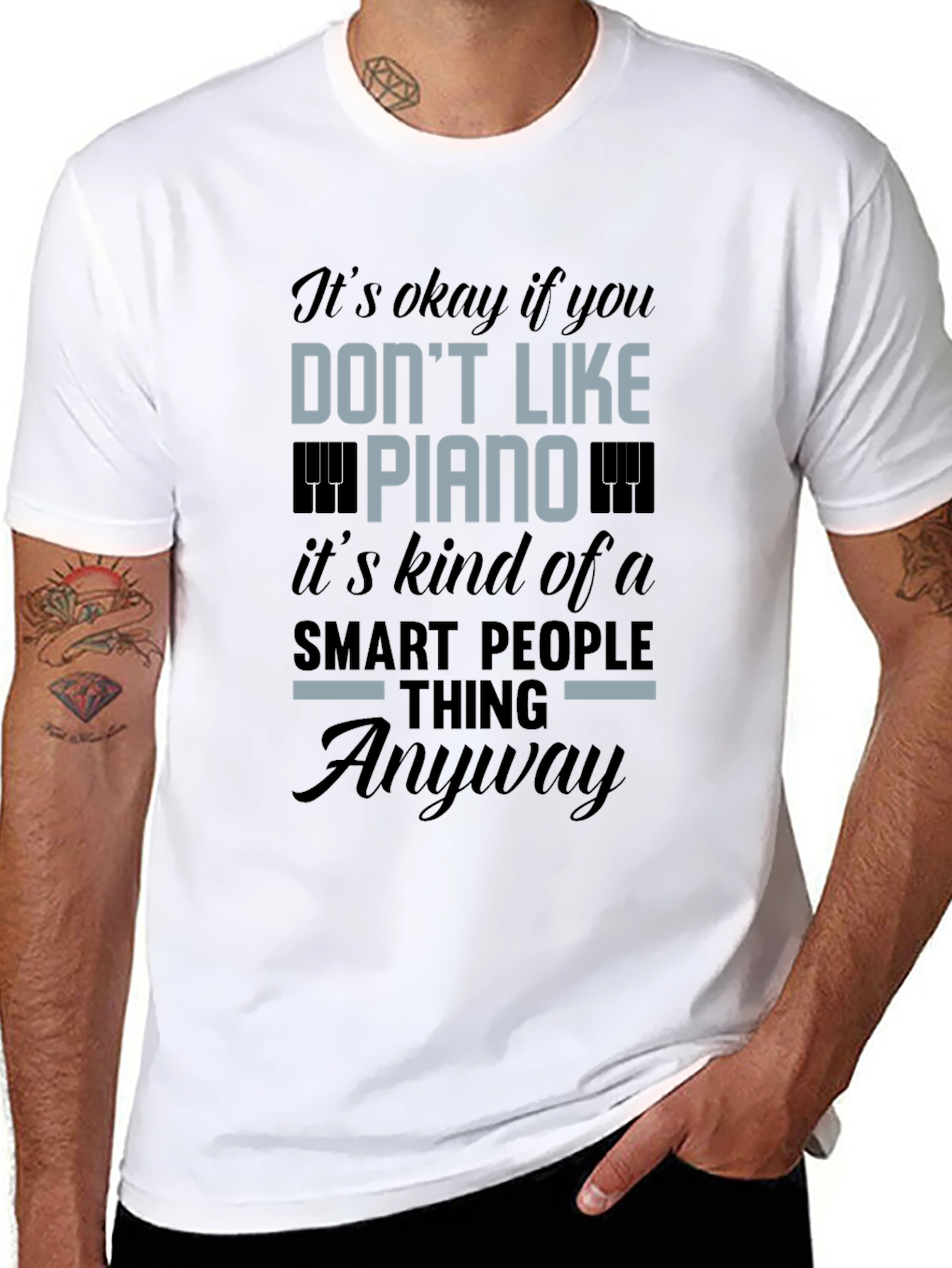 Piano Smart People T-Shirt