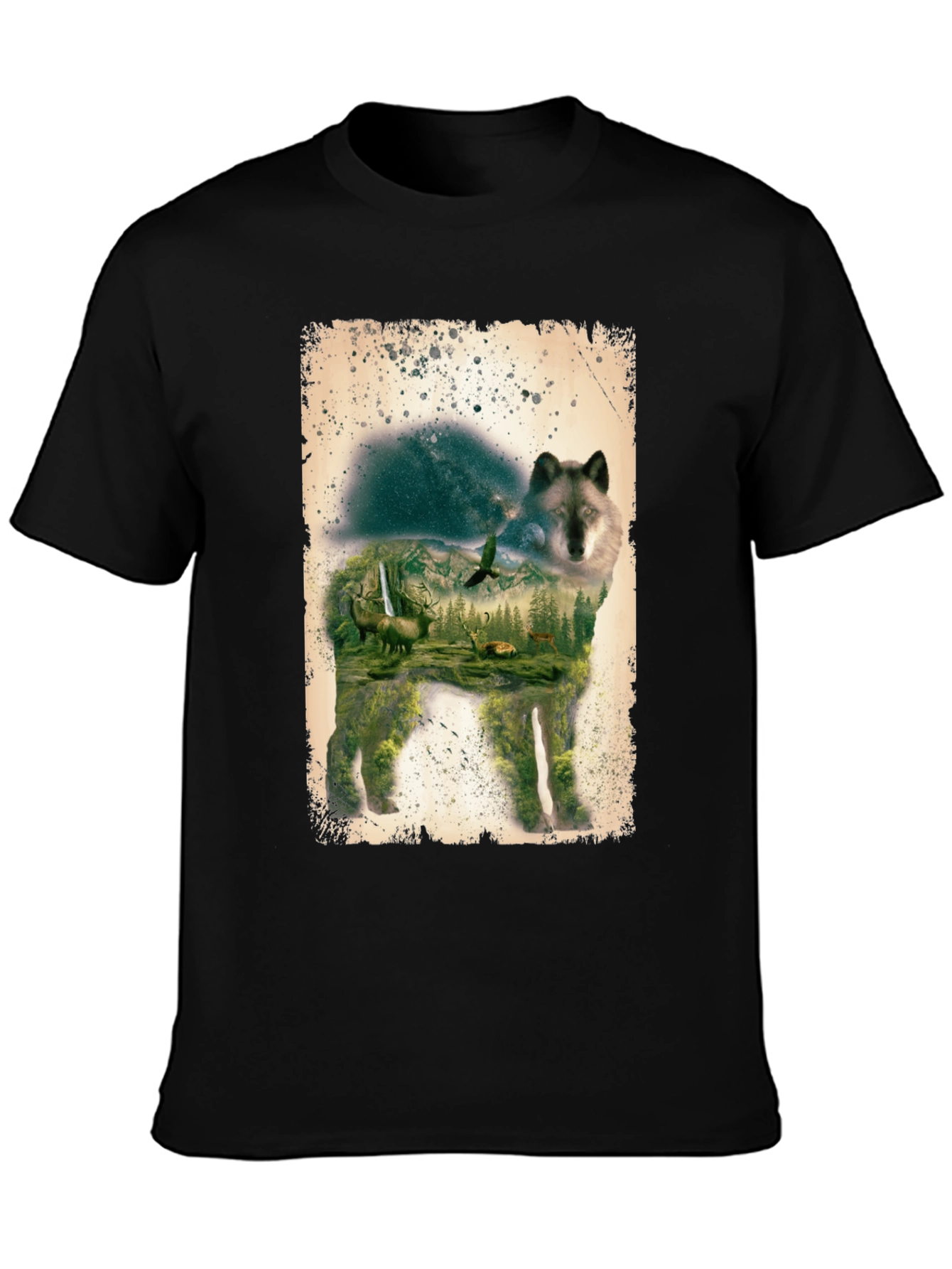 Wolf Wilderness Graphic Tee