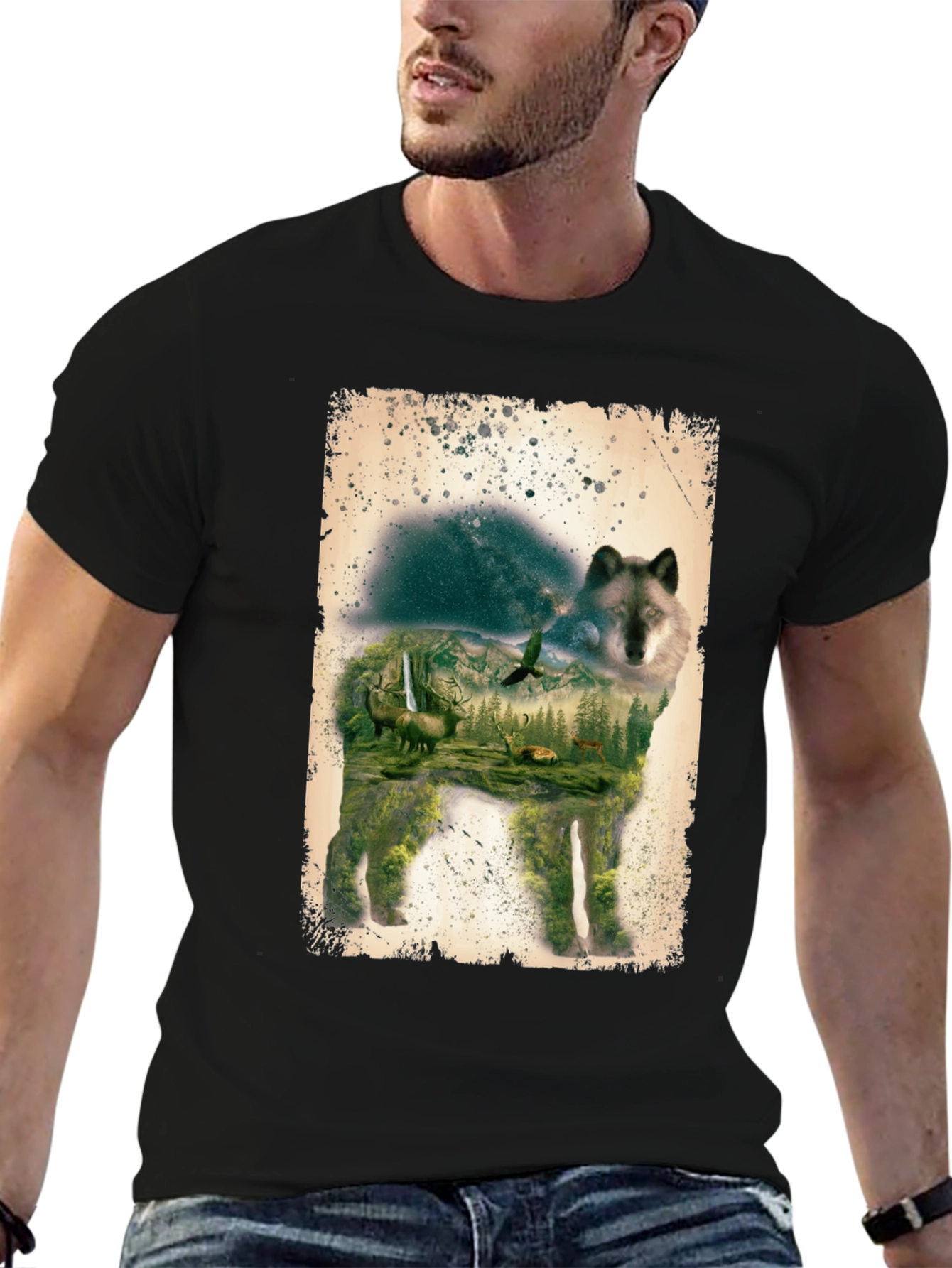 Wolf Wilderness Graphic Tee