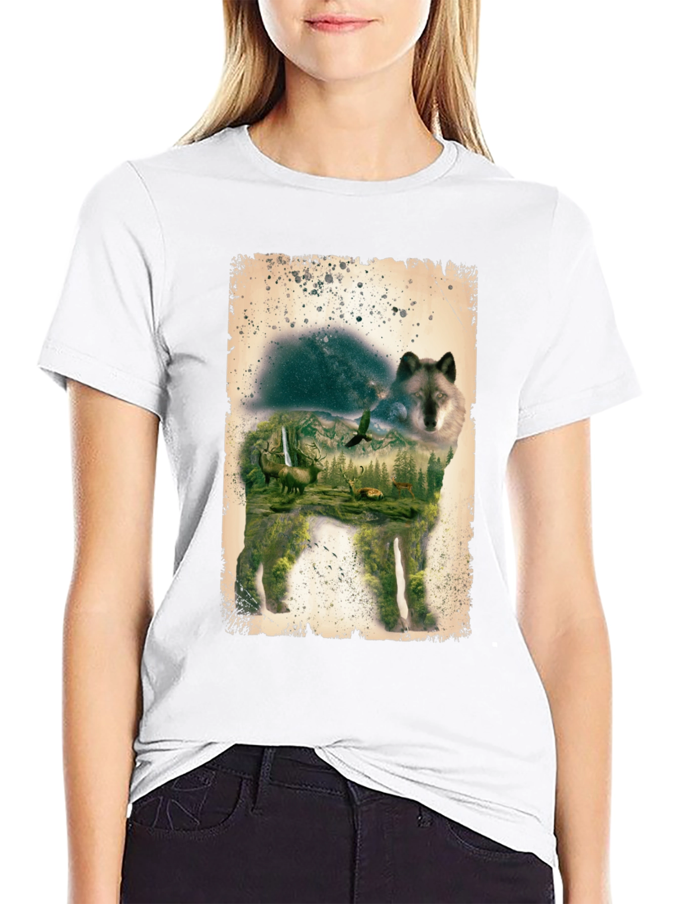 Wolf Wilderness Graphic Tee